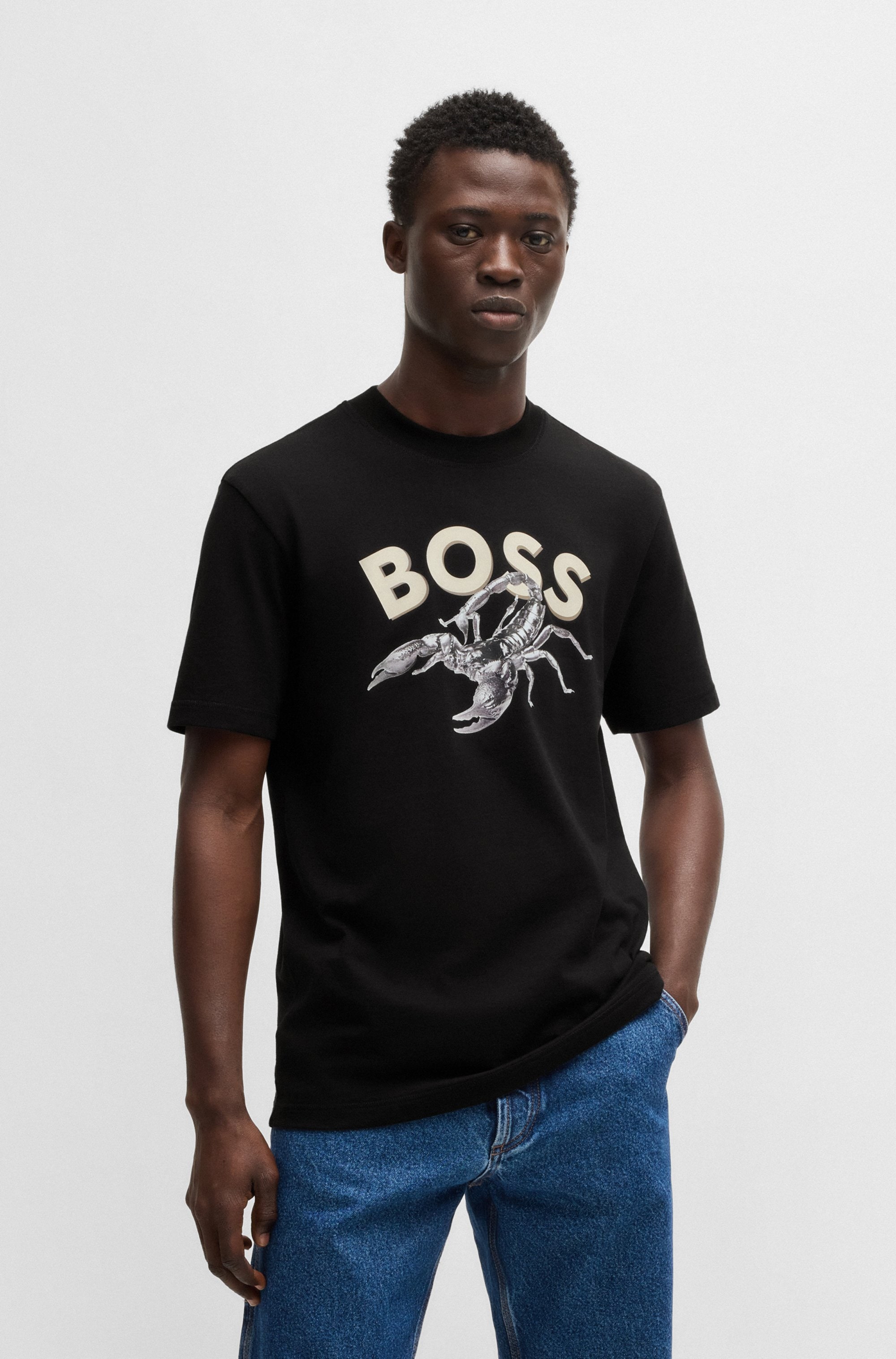 BOSS ORANGE T-Shirt »Te Bossfish«, mit Aufdruck