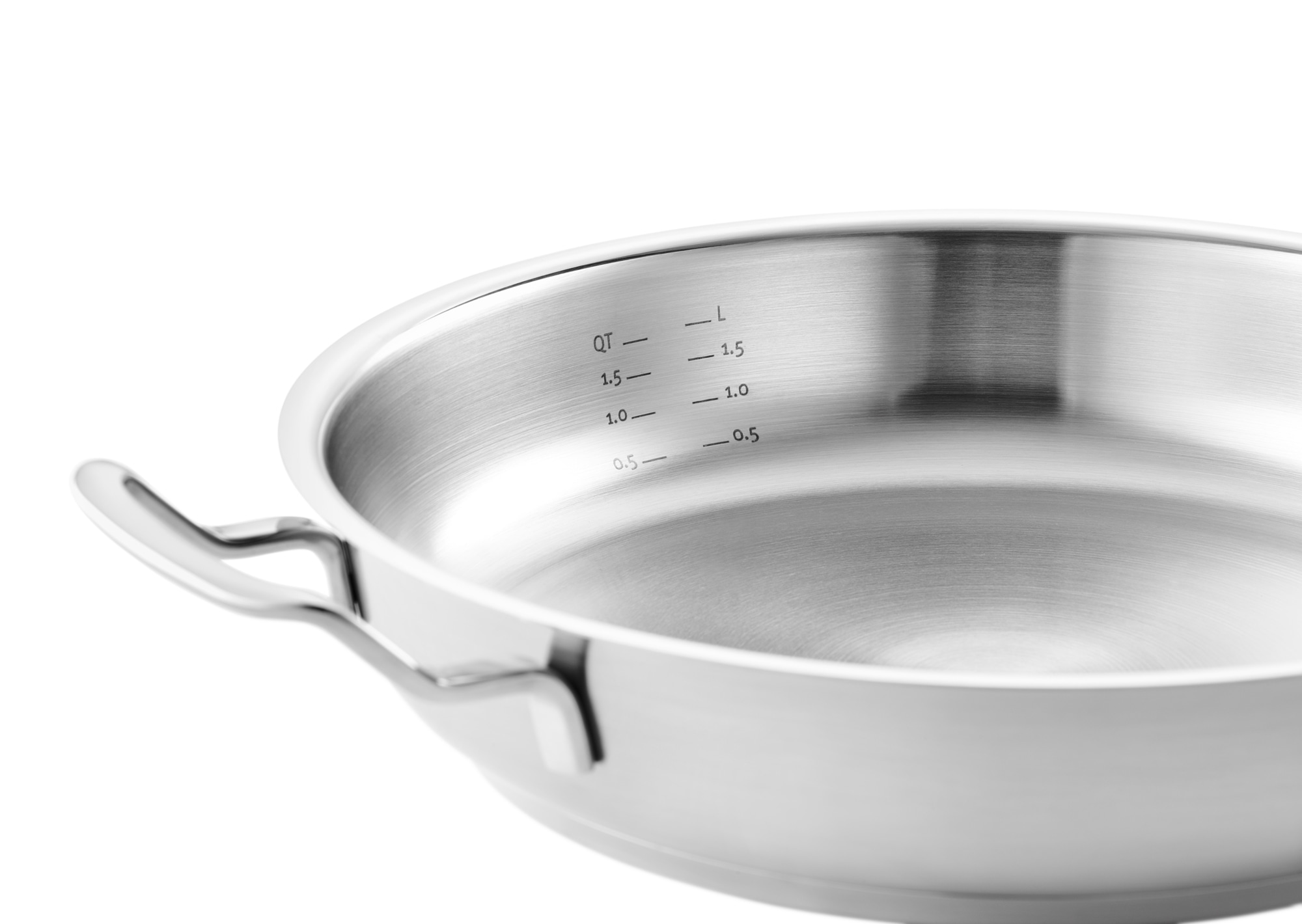 Fissler Servierpfanne »ORIGINAL-PROFI COLLECTION®« Edelstahl 18/10 1 Stk. tlg. mit breitem Schüttrand, Kaltmetallgriffen. Made in Germany