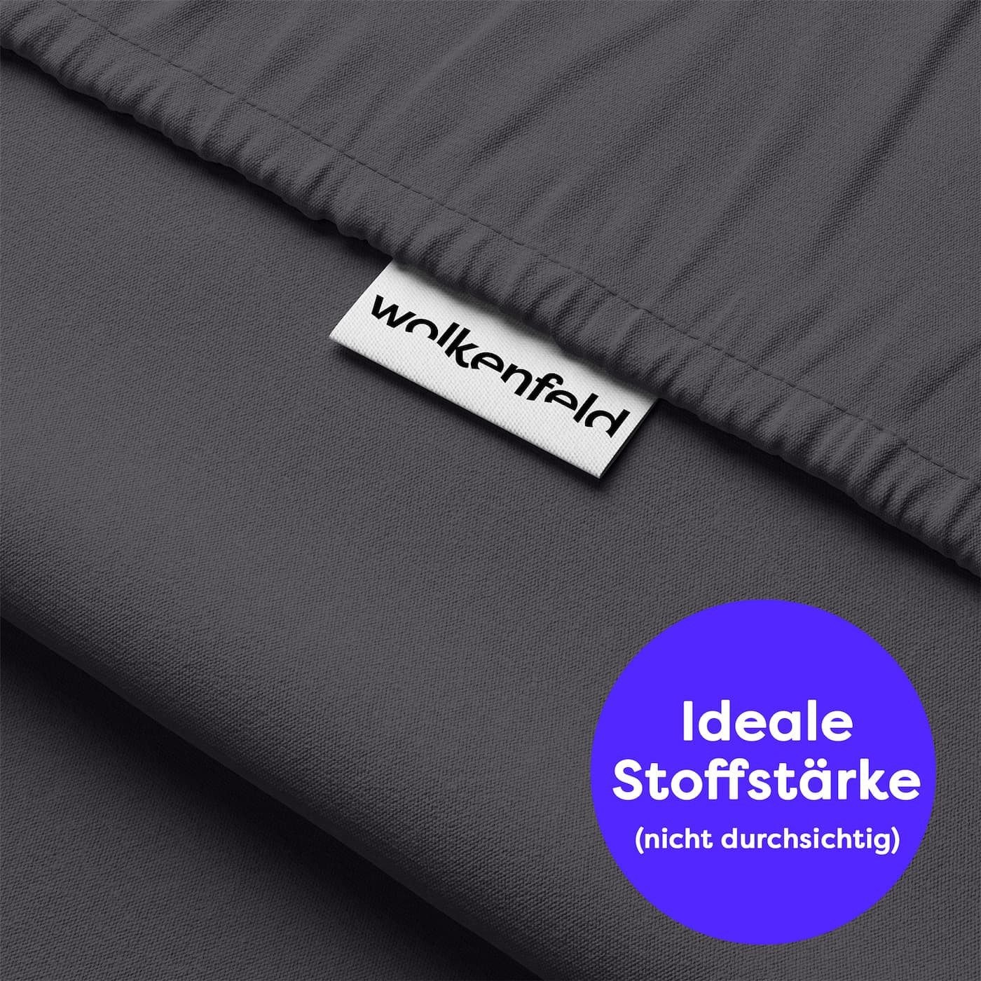 Wolkenfeld Spannbettlaken »100% Baumwolle - Superweiches Bettlaken für Matratzen von 5 bis 20cm« Rutschfest & Blickdicht - 90x200, 140x200, 160x200, 180x200 200x200