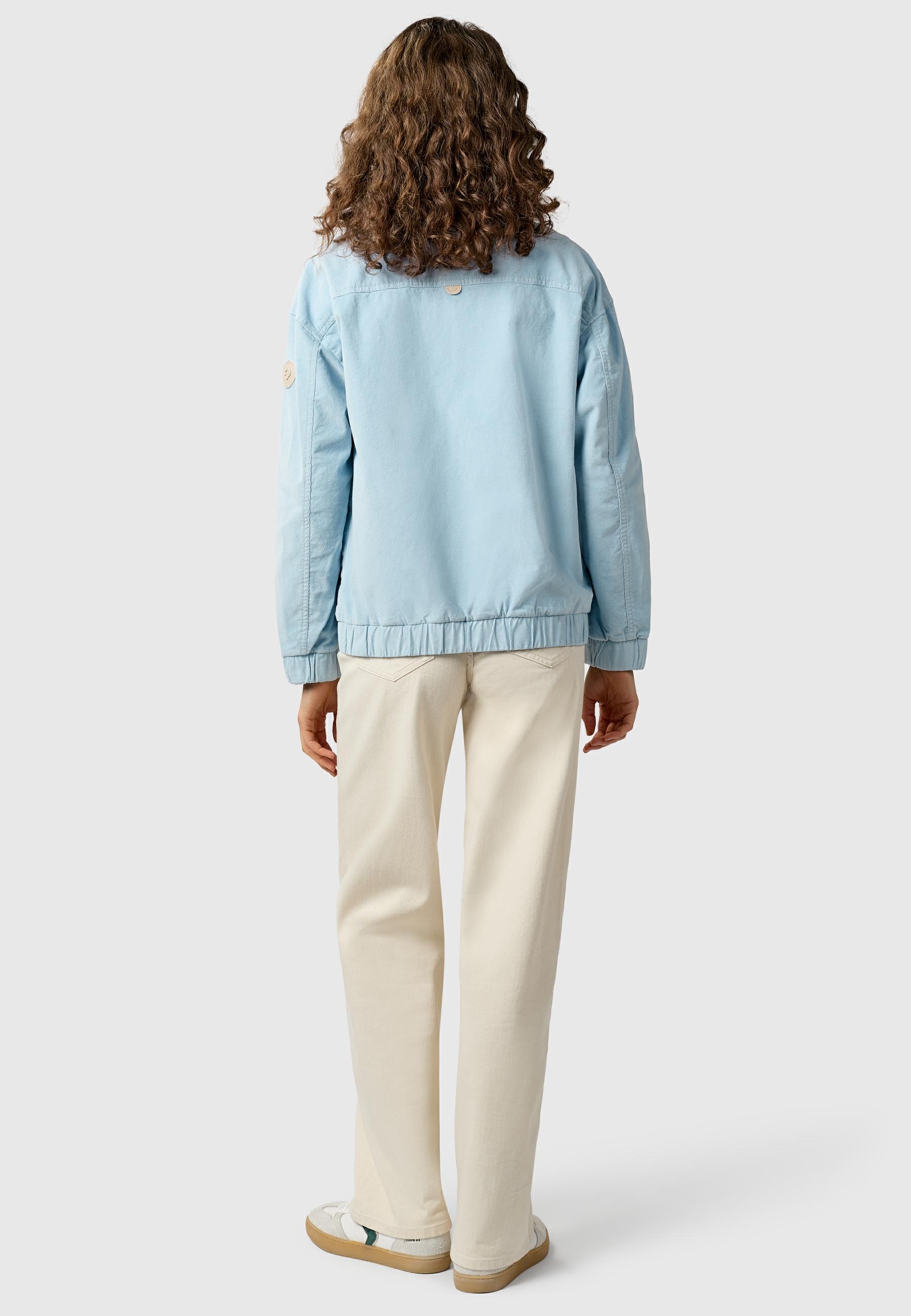 Ragwear Outdoorjacke »Outdoorjacke Melvene Cordy« ohne Kapuze Lässige Kordjacke mit Hemdkragen