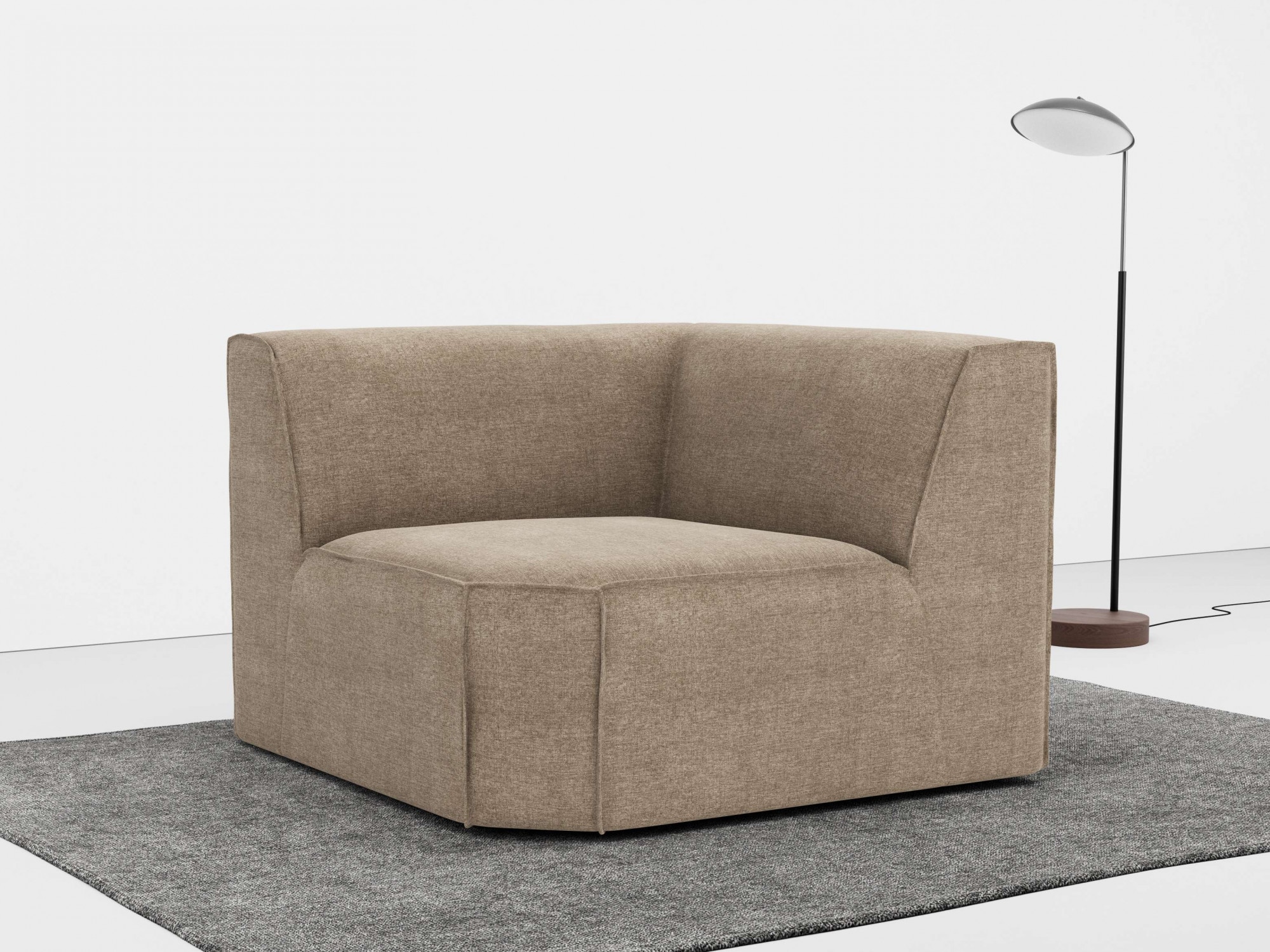 RAUM.ID Sofa-Eckelement »Norvid«, modular, mit Komfortschaum, große Auswahl  an Modulen und Polsterung auf Raten bestellen