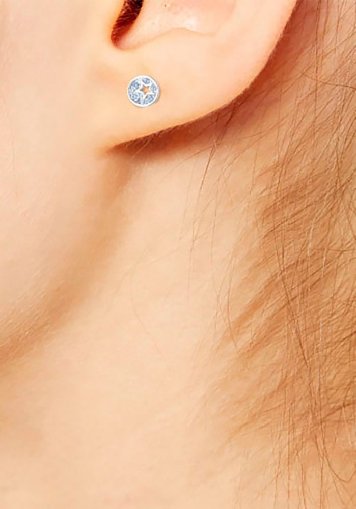 s.Oliver Junior Paar Ohrstecker »Sterne« mit Zirkonia (synth.)