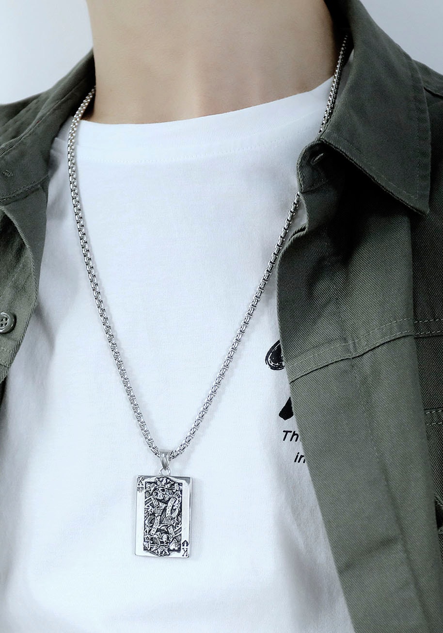 Firetti Kette mit Anhänger »Schmuck Geschenk Poker Skull«