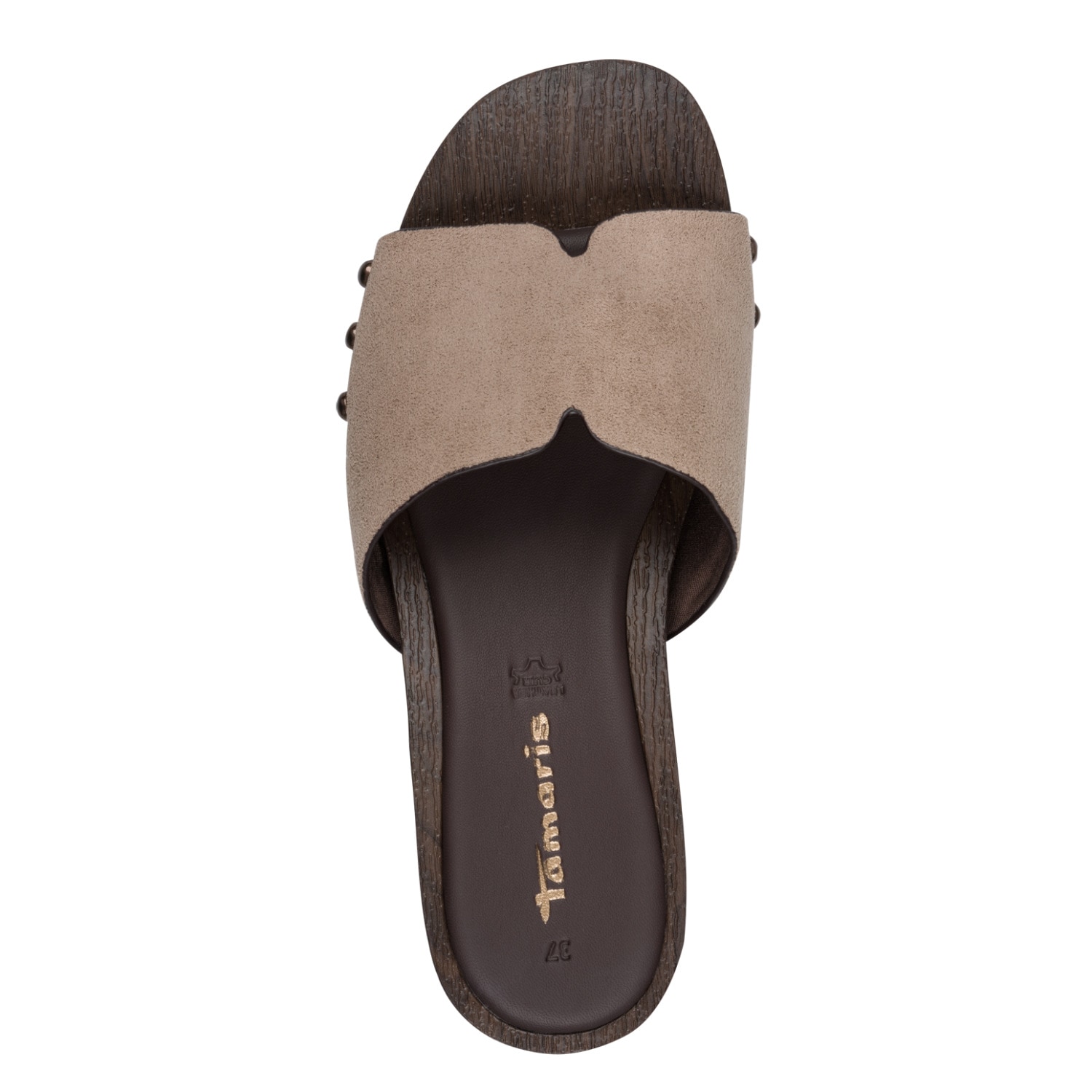Tamaris Pantolette  Blockabsatz, Sommerschuh, Schlüpfschuh mit aufgesetzten Nieten