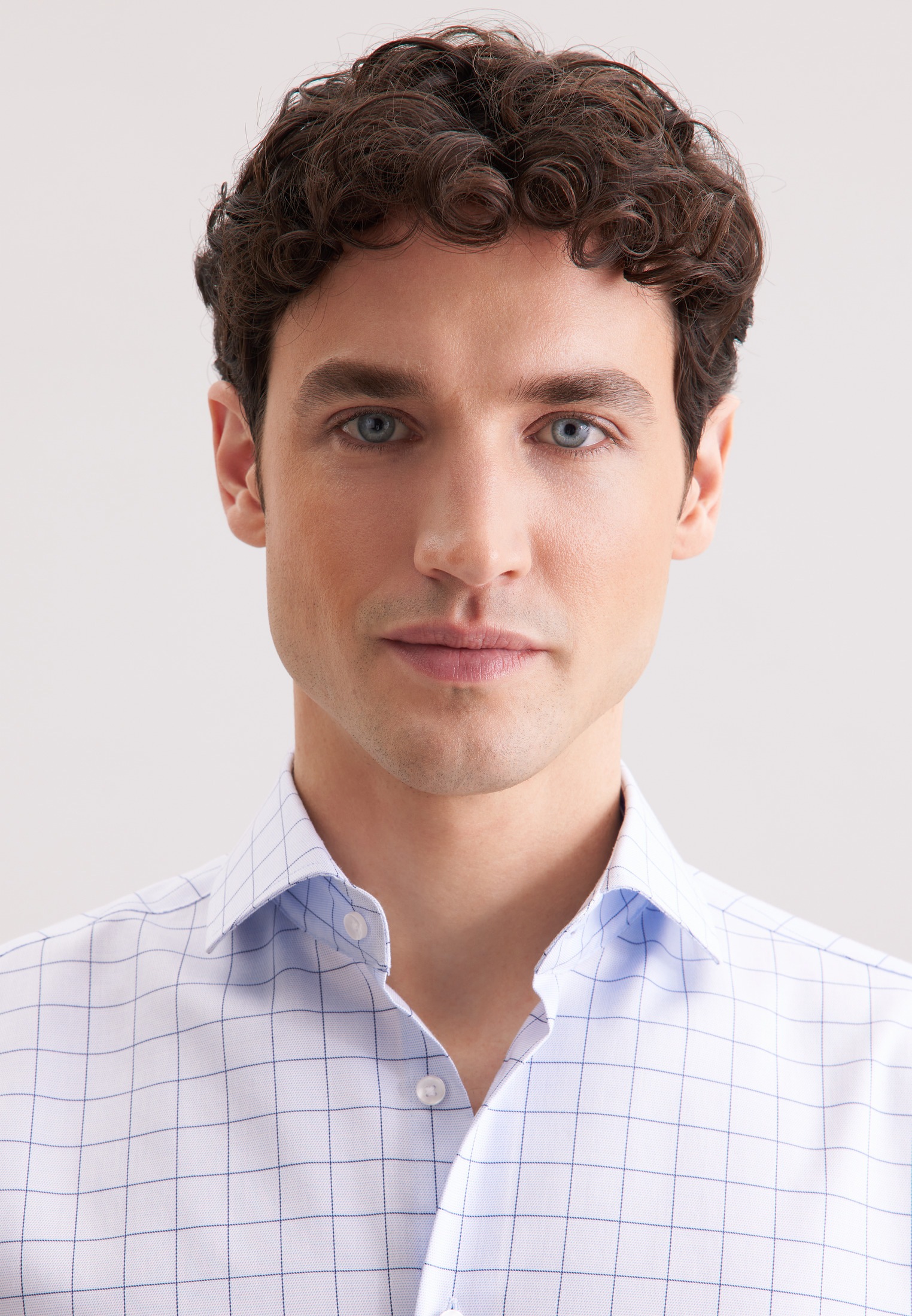 seidensticker Businesshemd »Schwarze Rose« Regular 1/1 Kentkragen Karo