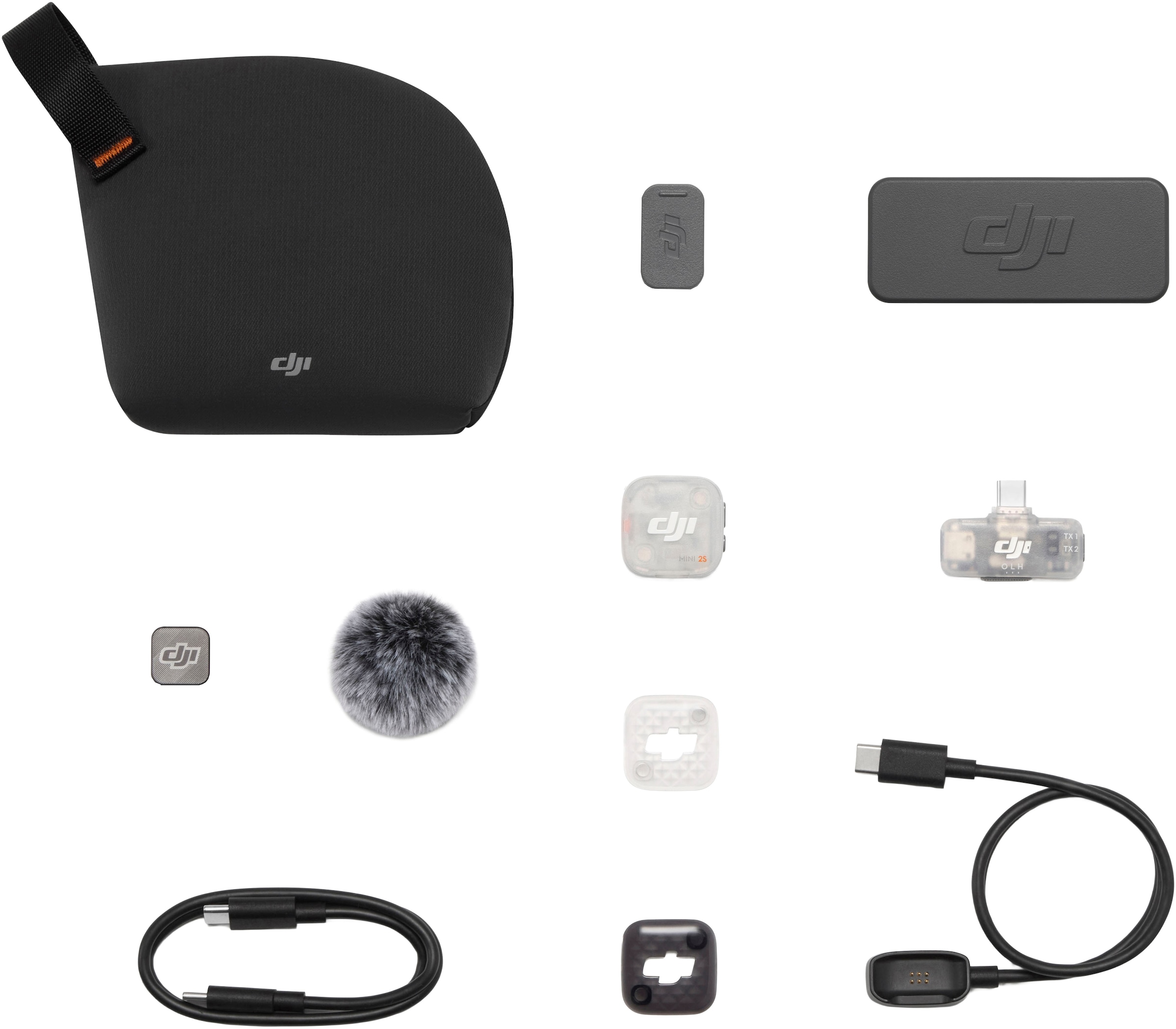 DJI Mikrofon »Mic Mini 2S (1 TX + 1 Mobile RX + Charging Case)«