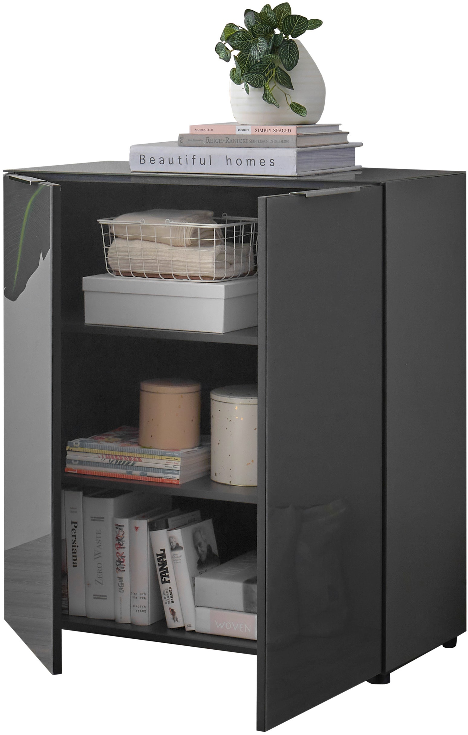 HBZ Kommode »Santorin, BxHxT 90x99x40 cm« 1 Stk. tlg. Breite 90cm, Softclose für Türen, Melaminbeschichtung