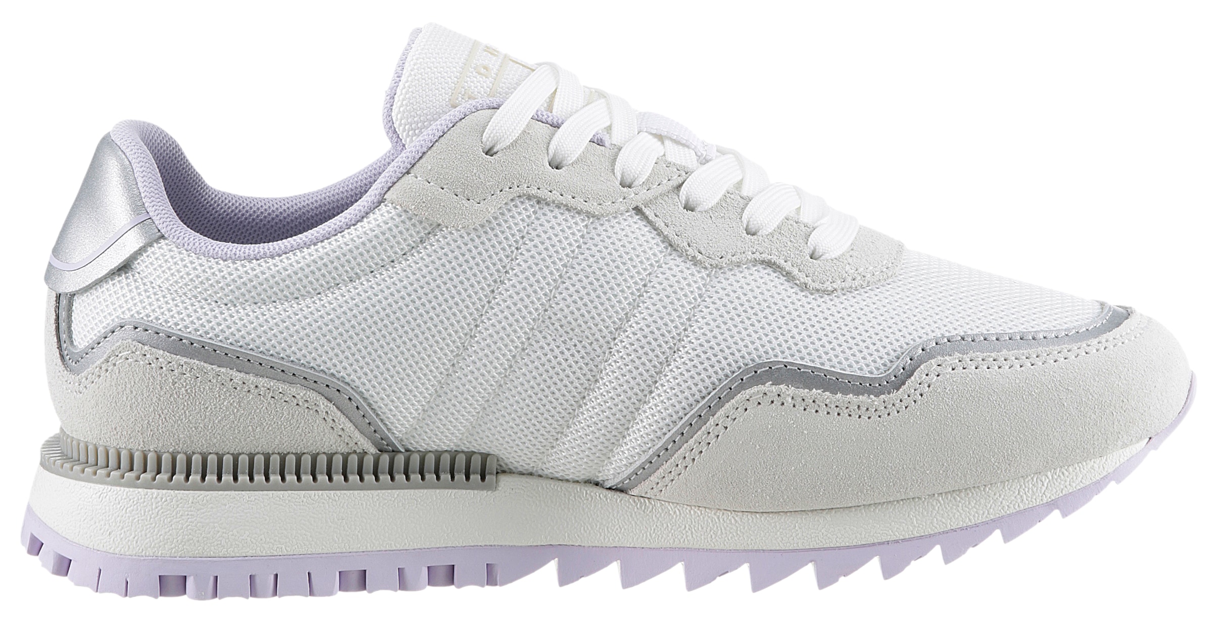 Tommy Jeans Keilsneaker »TJW METALLIC RETRO CLEATED RUN«, mit Kontrastbesätzen, Freizeitschuh, Halbschuh, Schnürschuh