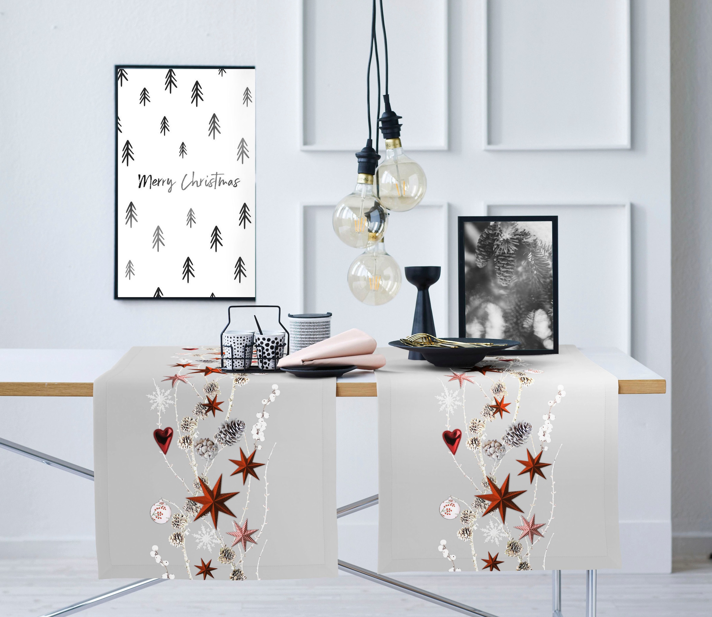APELT Tischläufer »6204 WINTERWELT, Weihnachtsdeko, Weihnachten«, (1 St.), Digitaldruck