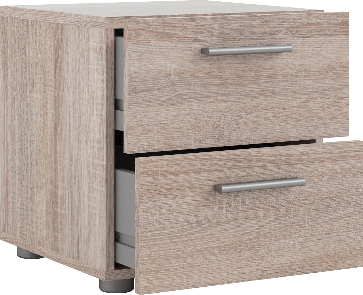 INOSIGN Nachtkommode »Pepe, Nachttisch, Nachtschrank, Beistelltisch,«, mit 2 Schubläden, Breite 40, Höhe 42 cm