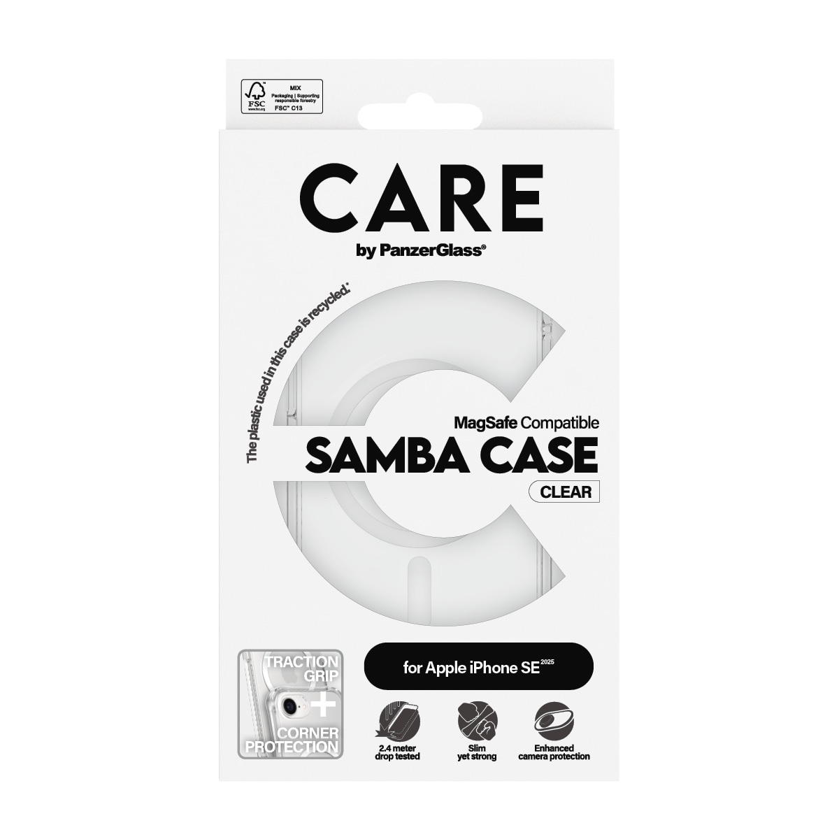CARE by PanzerGlass Handyhülle »Fashionable Case Samba mit MagSafe« Backcover, Schutzhülle, Handyschutzhülle, Case, Schutzcase, stoßfest