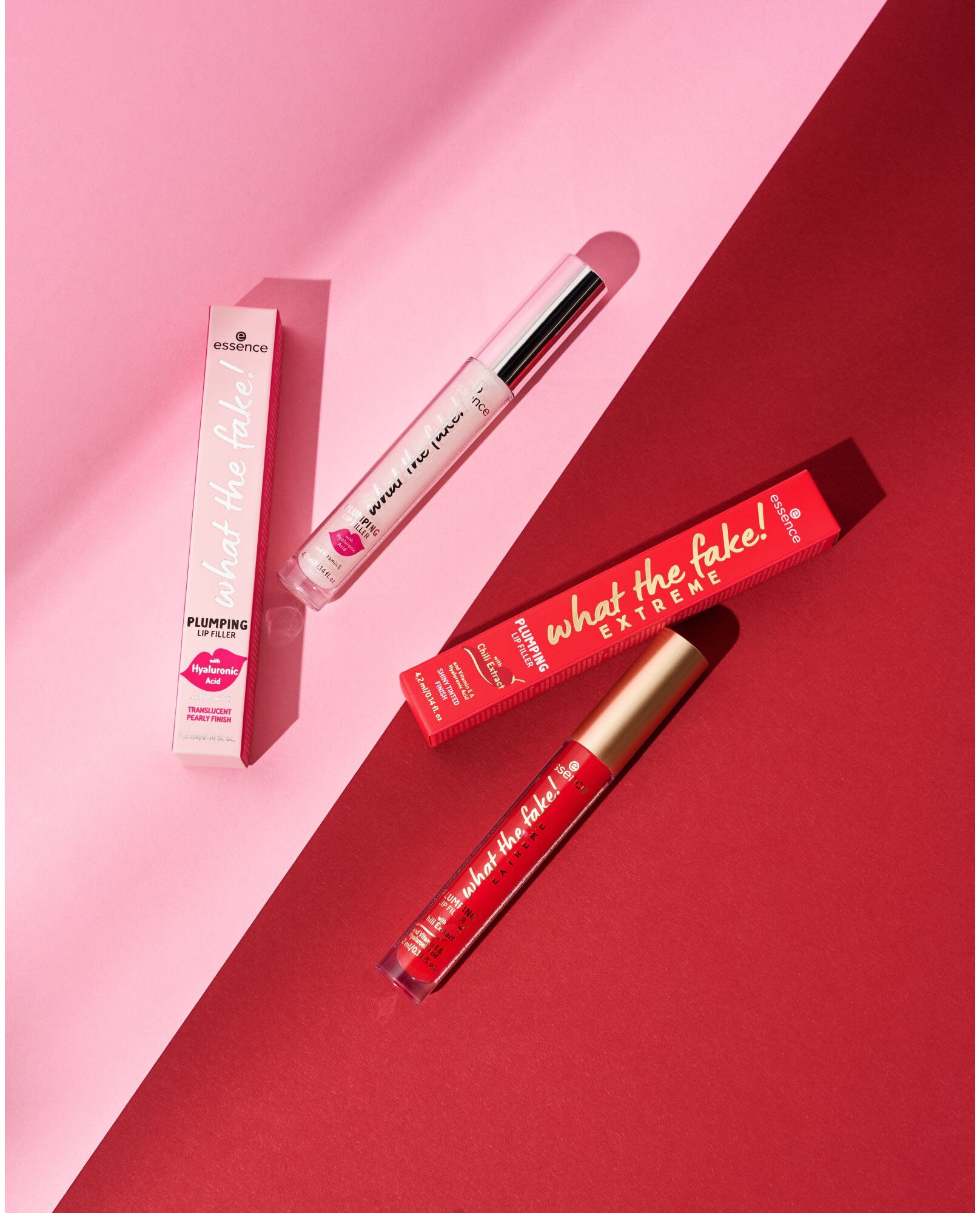 Essence ♕ LIP Lip-Booster fake! bei (Set, PLUMPING tlg.) EXTREME FILLER«, »what the 3