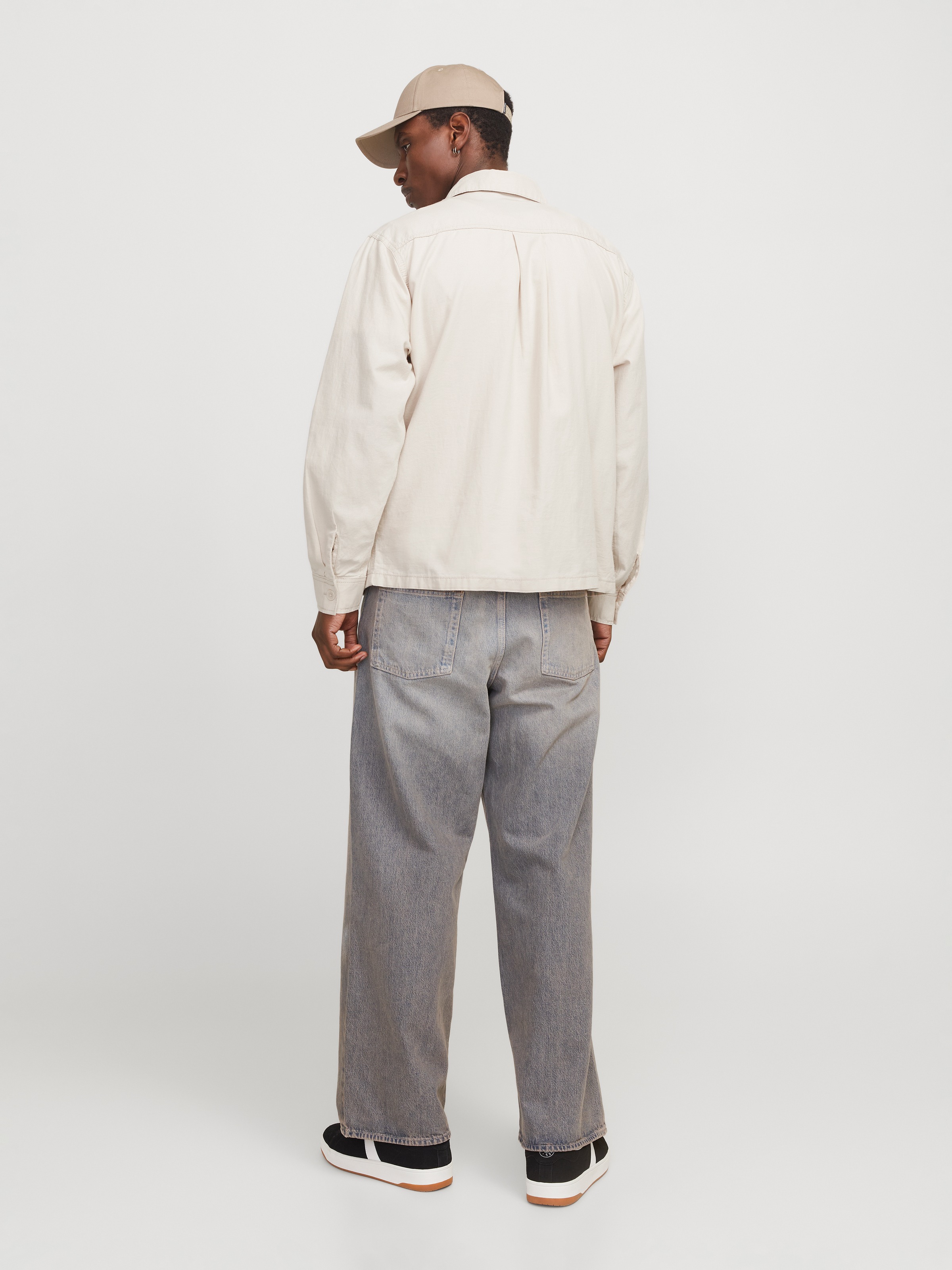Jack & Jones Langarmhemd »JJEURBAN EDGE OVERSHIRT LS SN«, mit Hemdkragen