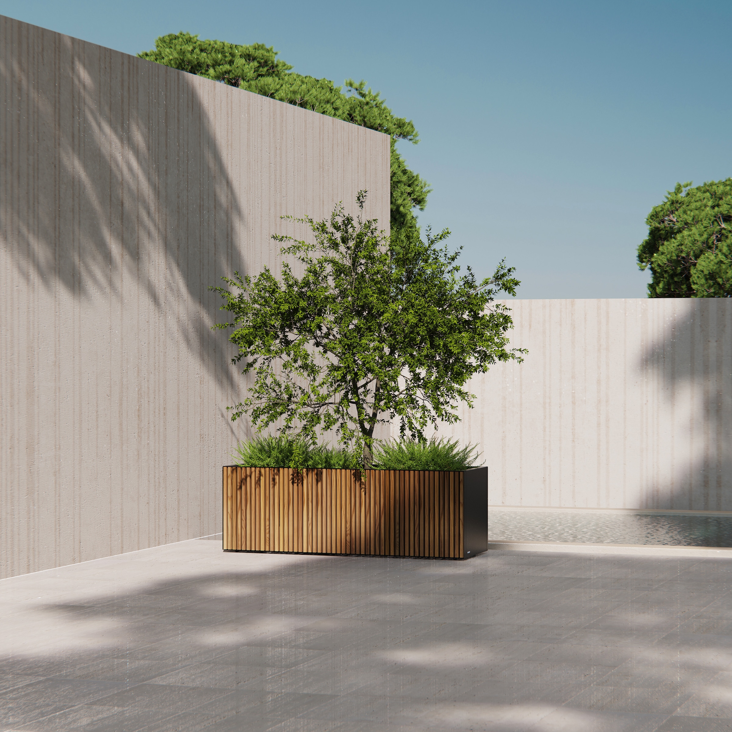 Herstera Garden Pflanzkübel »Deco Planter L« BxTxH: 150x50x50 cm