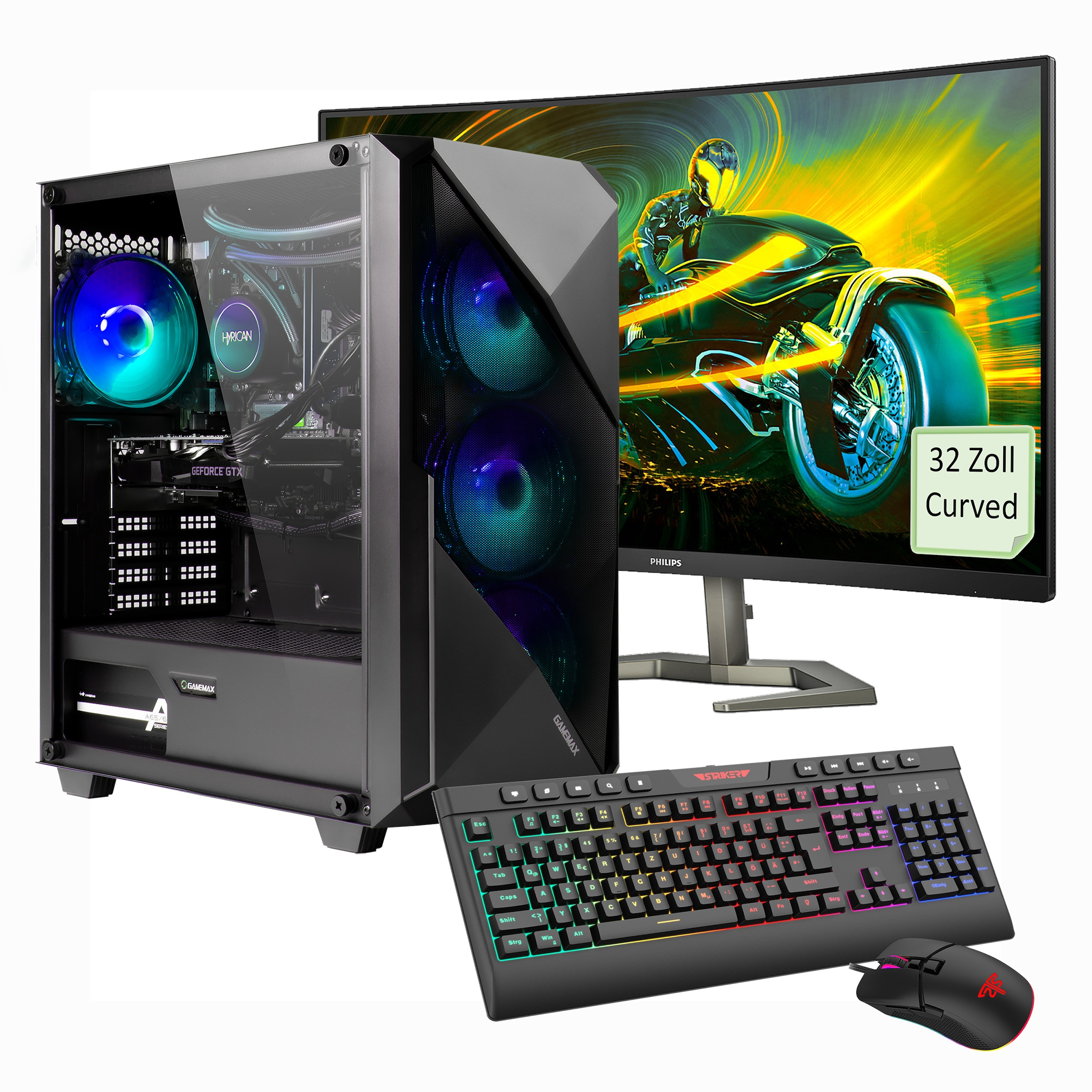 Gaming-PC-Komplettsystem »Striker SET2465«, (Gen4 SSD, DDR5-RAM), Windows 11,inklusive...