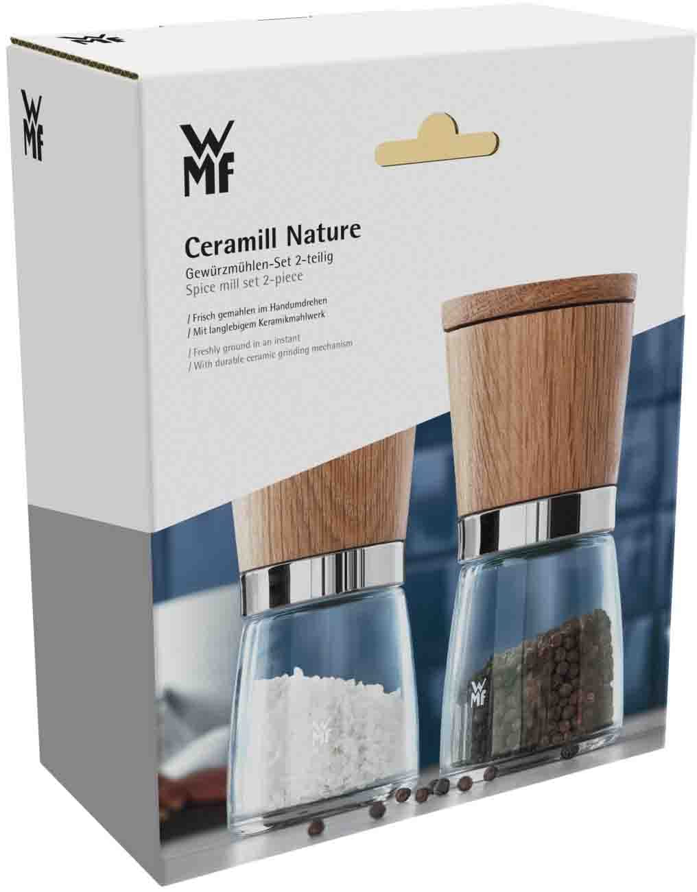 WMF Gewürzmühle »Ceramill Nature«, (2 St.), unbefüllt