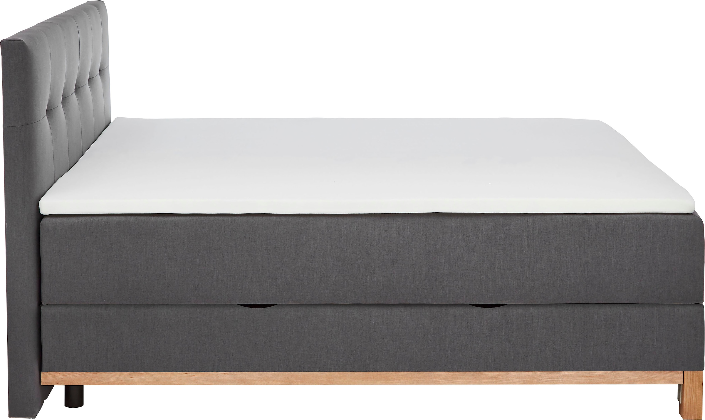 meise.möbel Boxspringbett »Catania«, mit Bettkasten und Topper