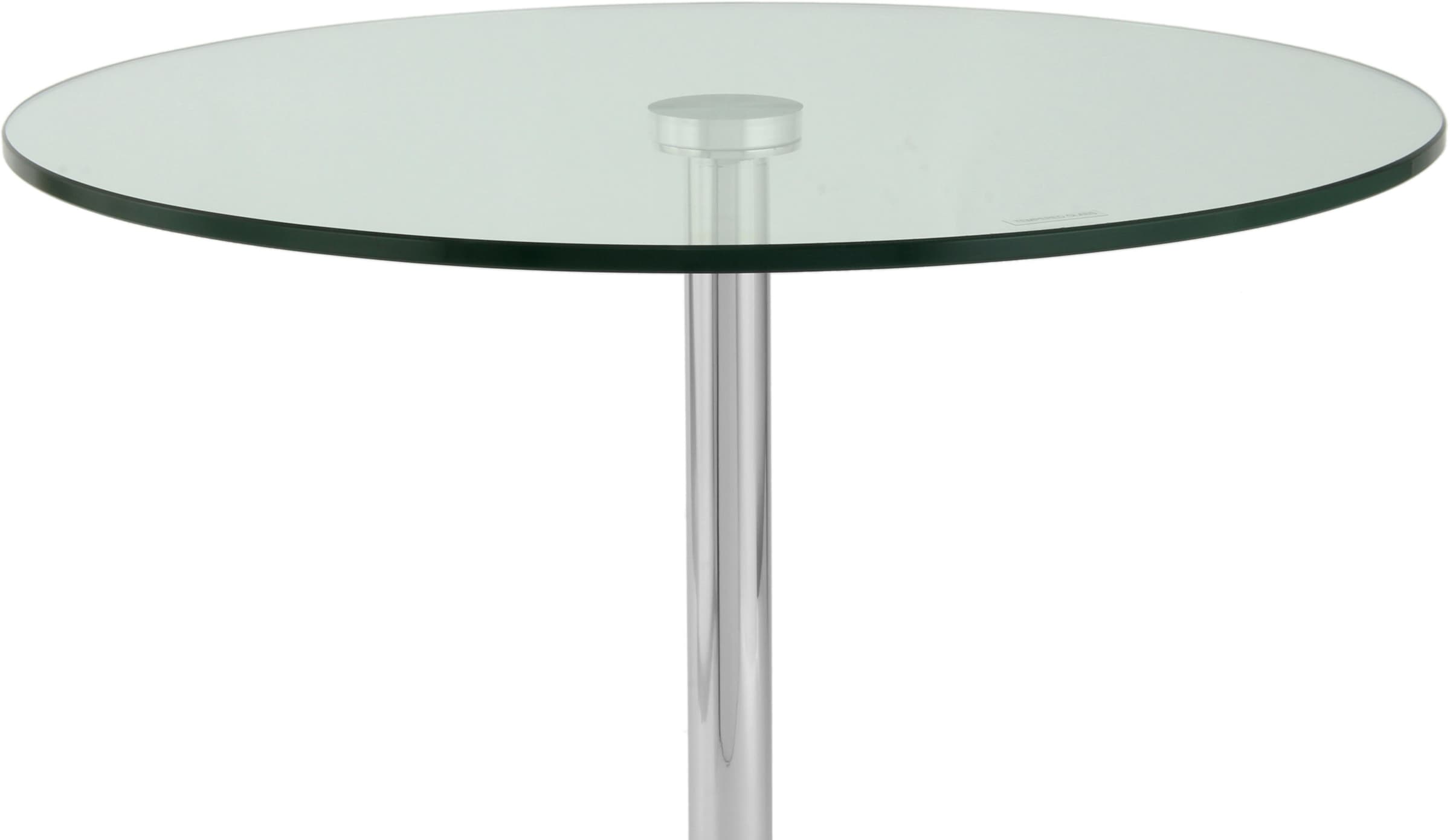 Kayoom Beistelltisch »Lana 125, robuste Glasplatte, Sockel in Mamor Optik« 1 Stk. tlg. robust, pflegeleicht, hochwertig, Outdoor und Indoor geeignet