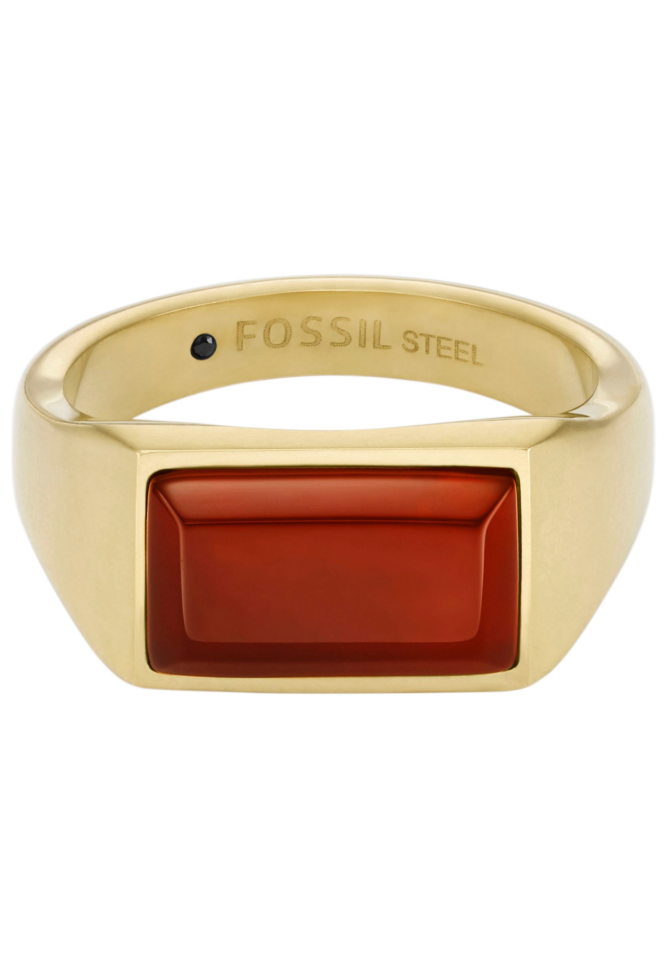 Fossil Fingerring »JEWELRY ALL STACKED UP, JF04603040, JF04605710«, mit Agate