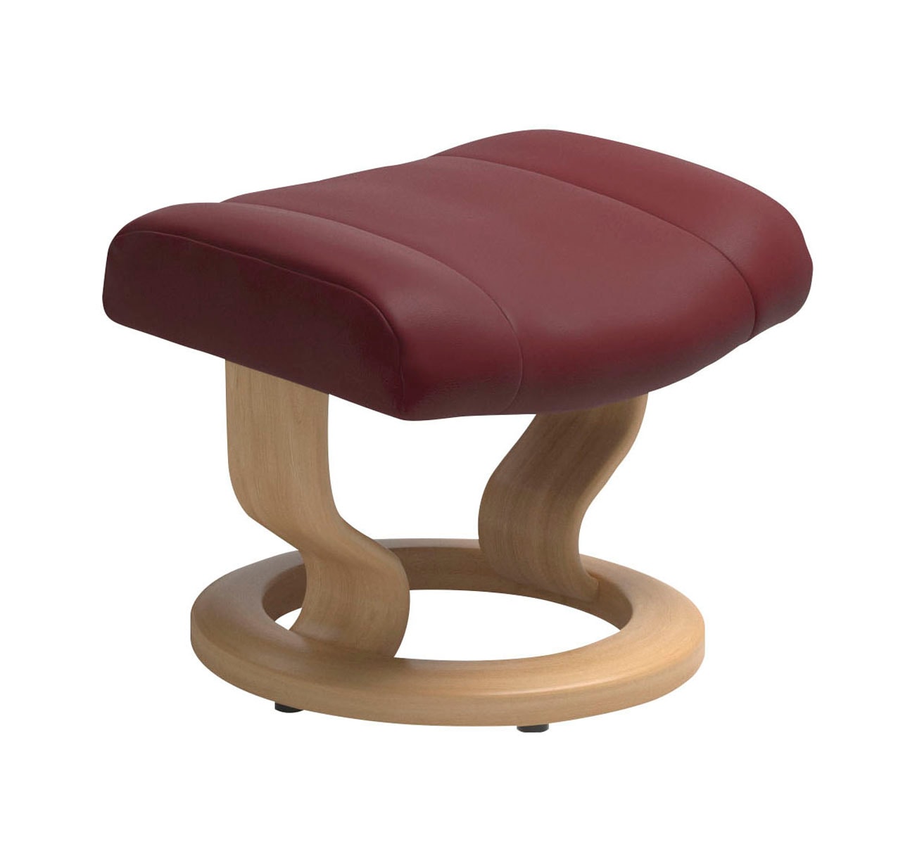 Stressless® Hocker »Garda«, mit Classic Base, Gestell Eichefarben