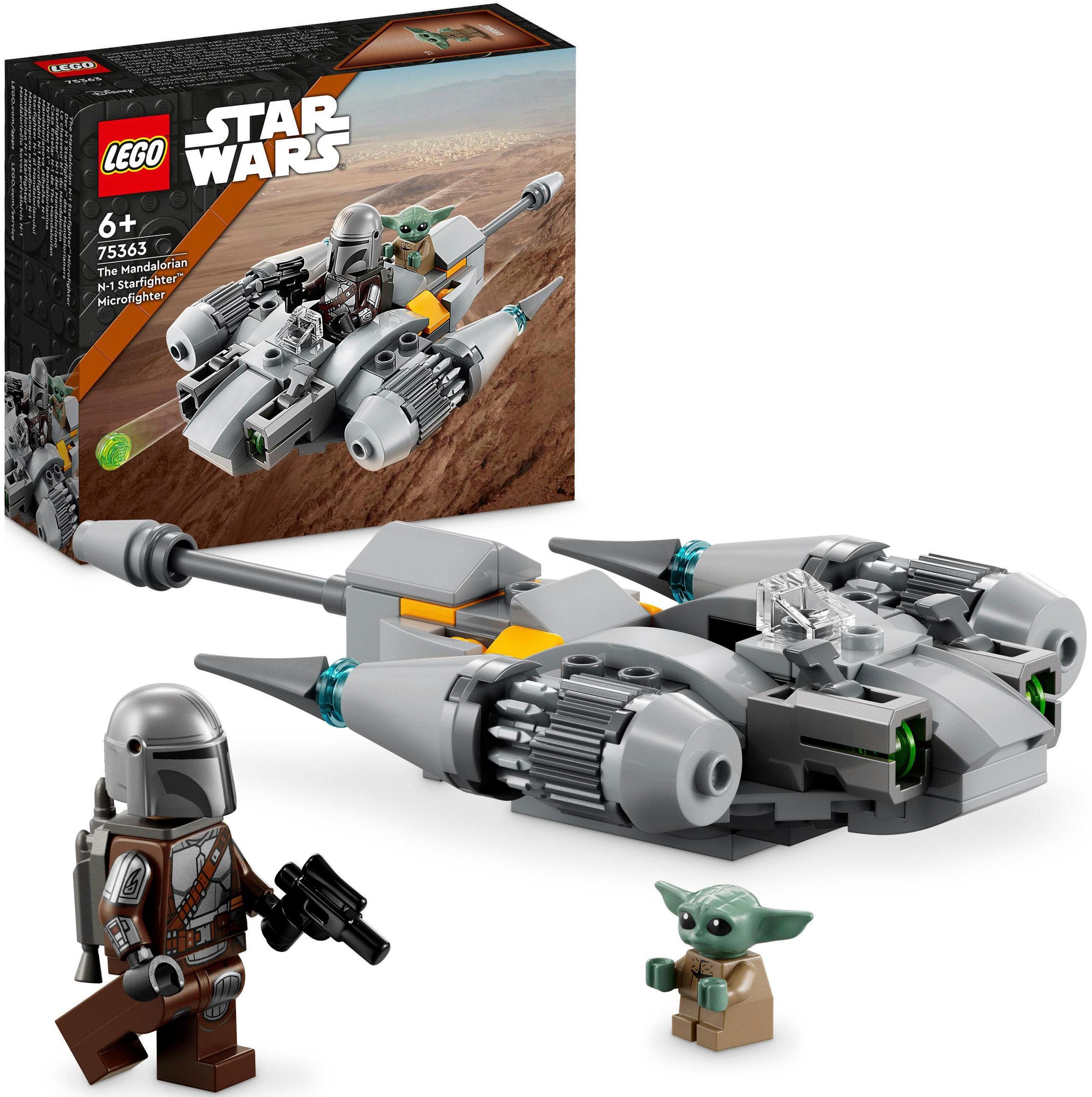 LEGO® Konstruktionsspielsteine »N-1 Starfighter des Mandalorianers – Microfighter (75363)«, (88 St.), LEGO® Star Wars; Made in Europe