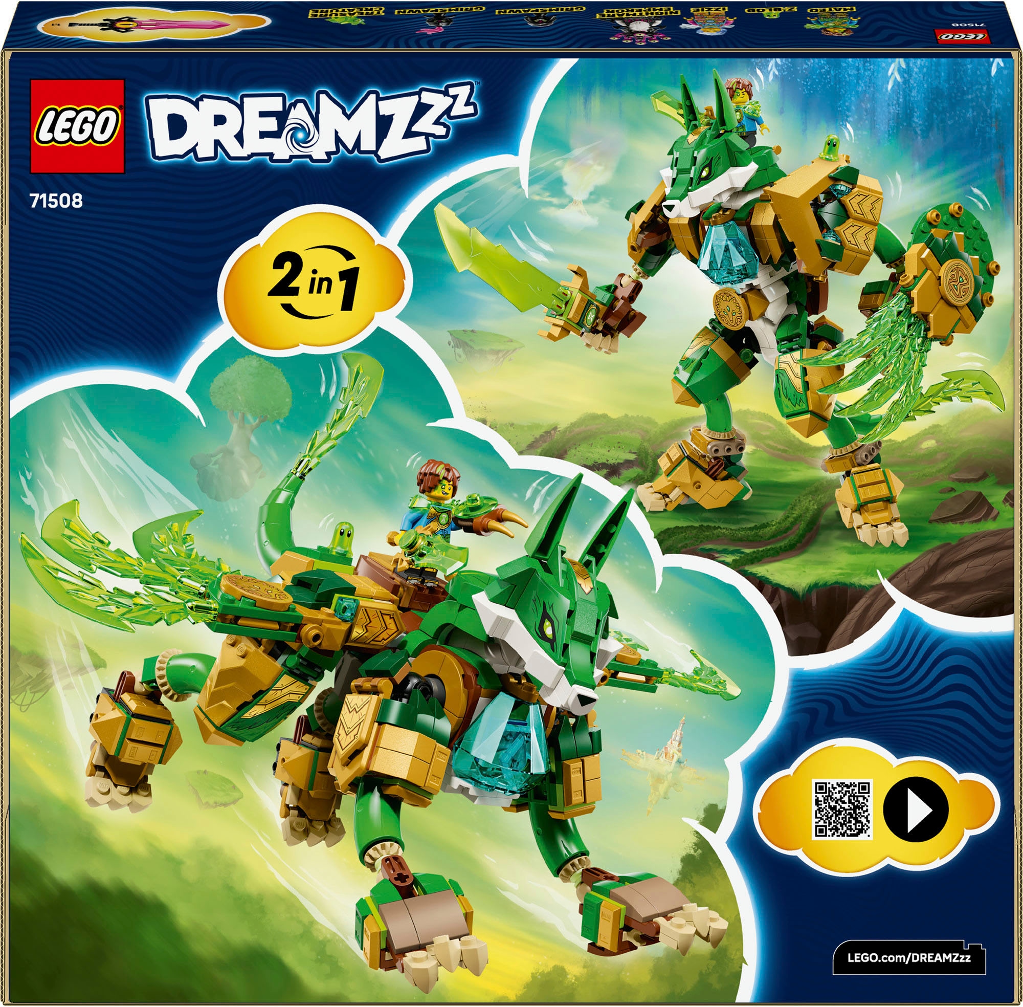LEGO® Konstruktionsspielsteine »Fuchs-Wächtermech (71508), LEGO DREAMZzz« Made in Europe