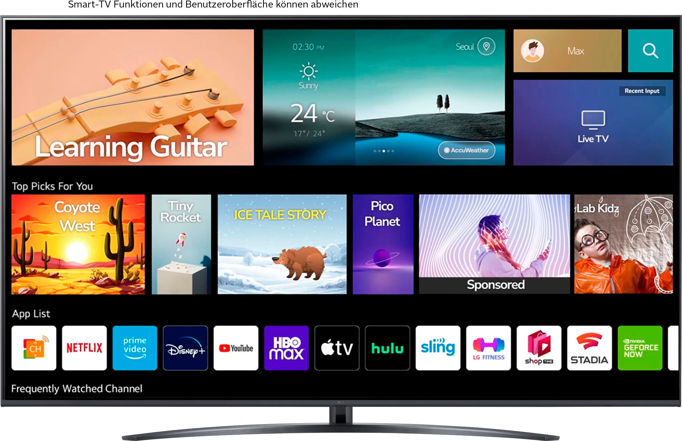 LG LCD-LED Fernseher »75UQ81009LB«, 4K Ultra HD, Smart-TV