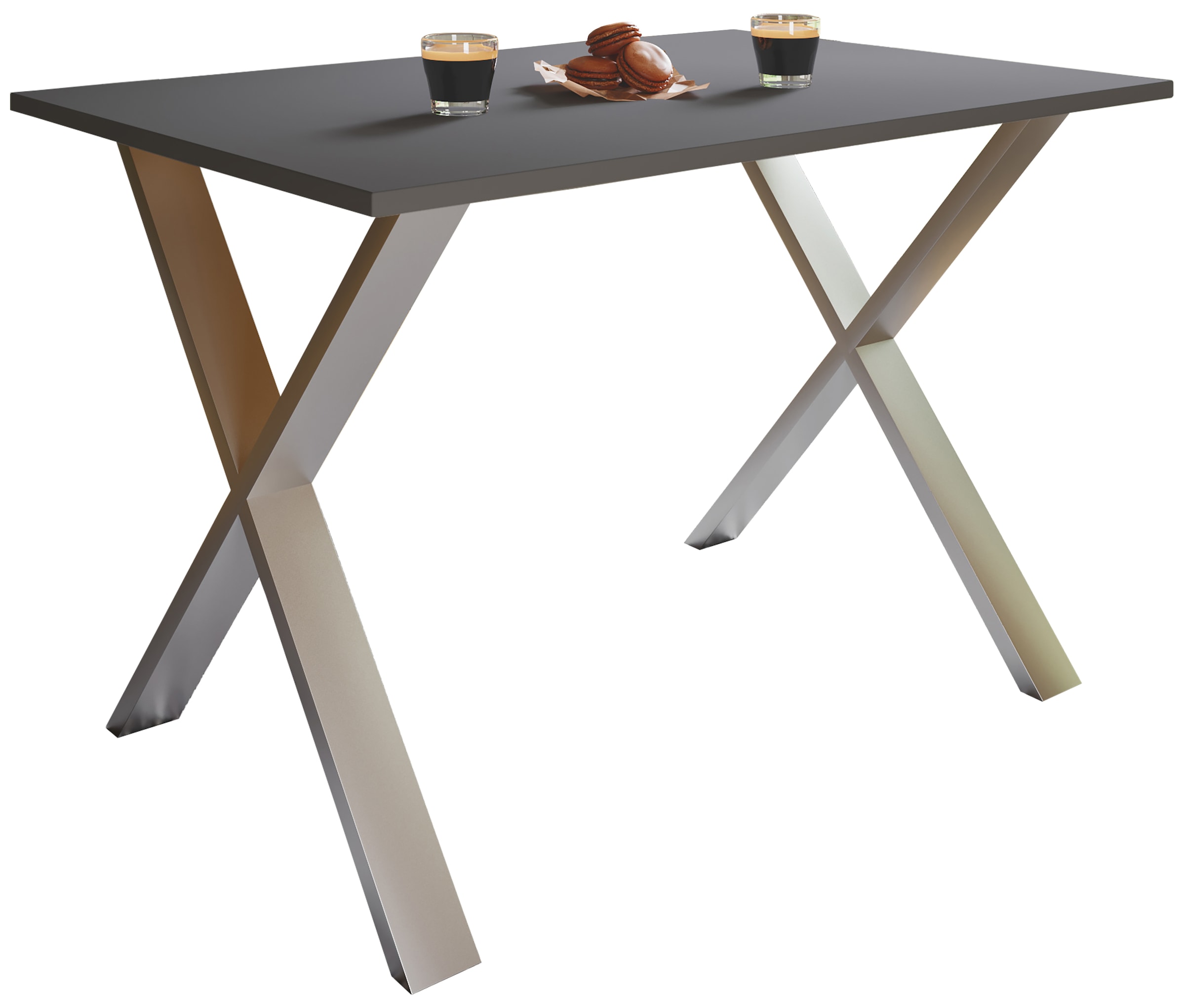 VCM Esstisch "Premium Holz Esstisch Küchentisch Xona X" 1 Stk. tlg.