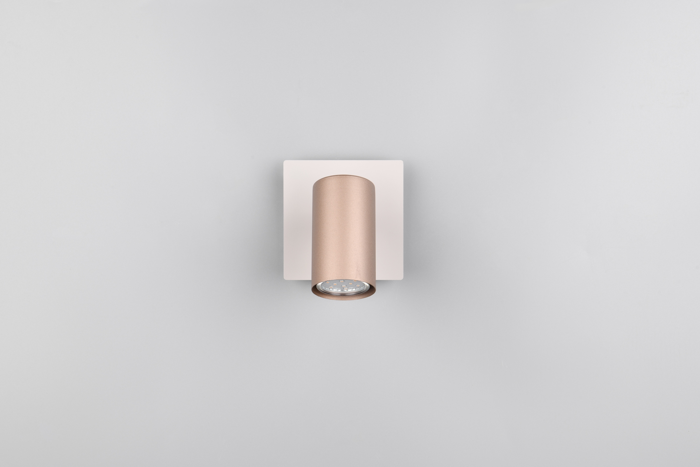 TRIO Leuchten Deckenstrahler »MARLEY, GU10 Deckenspot 1-flammig, exkl 1x GU10 max 25W, Wandspot« GU10 1 Stk. warmweiß - kaltweiß flexibel verstellbarer Spot für Wand oder Decke, in coffee + warm grey