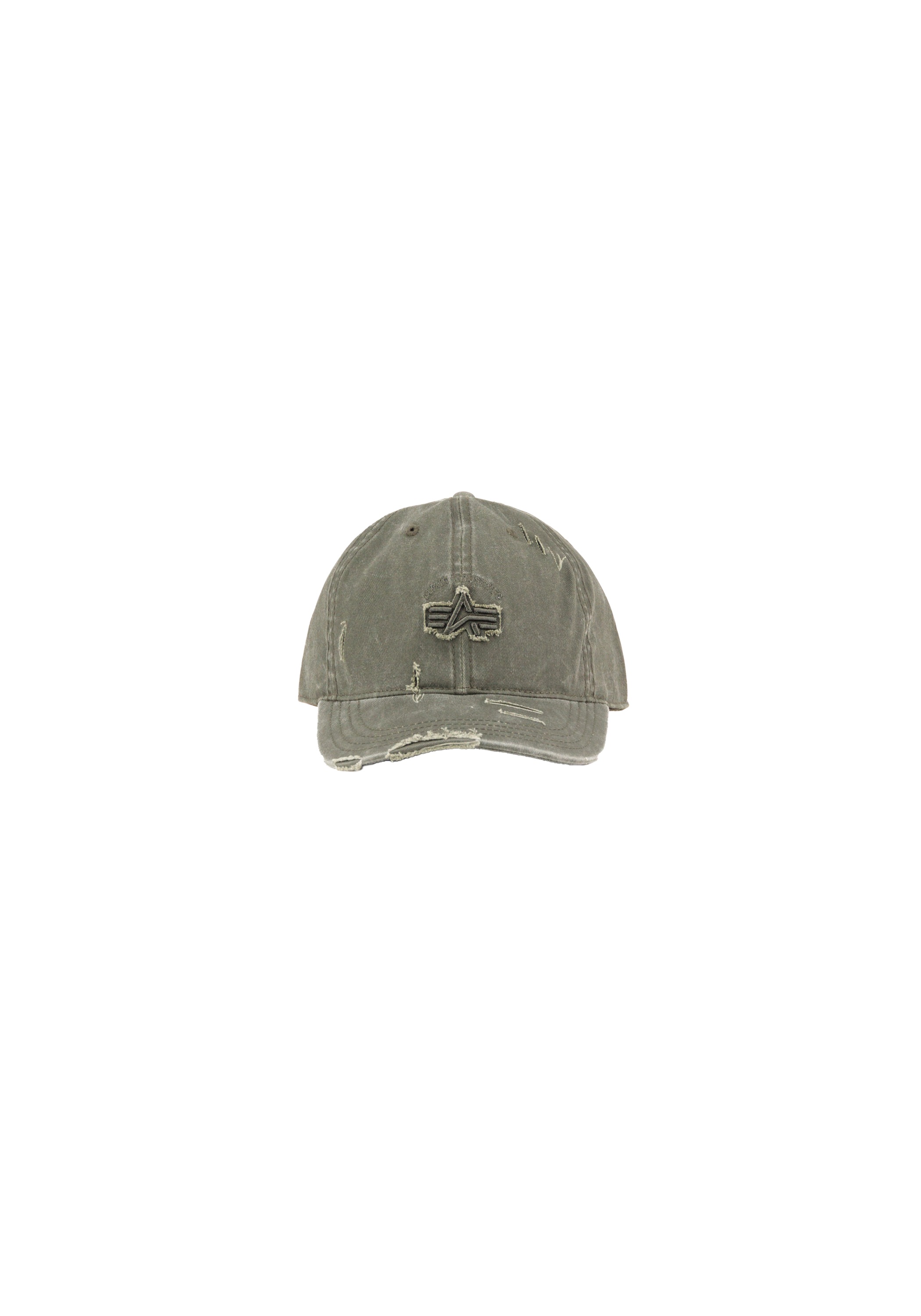 Alpha Industries, Herren, Trucker Cap »Acid Logo Cap«, dark olive, dark olive, Cotton Twill Stoff