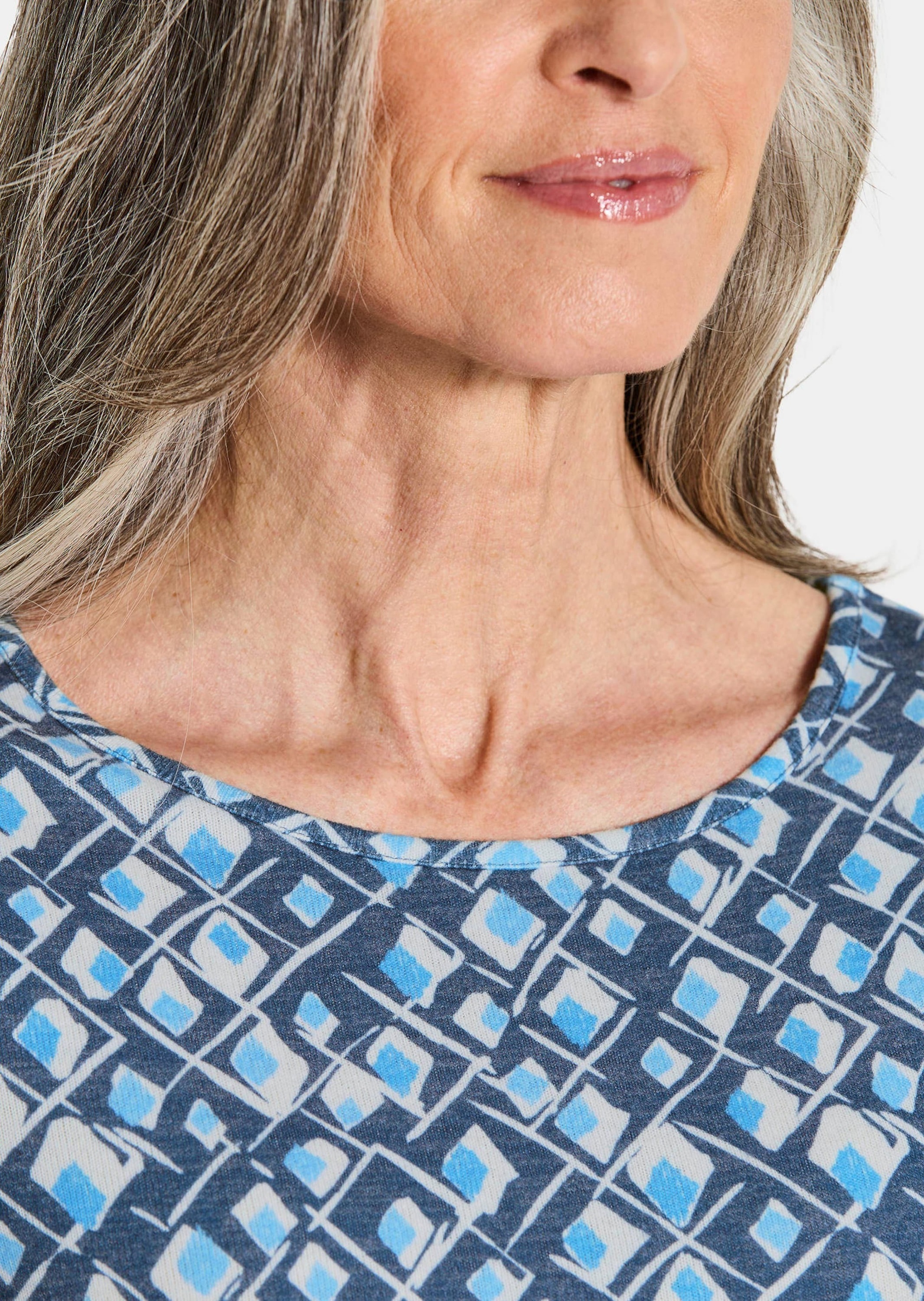 GOLDNER Print-Shirt »Druckshirt aus flauschigem Jersey«