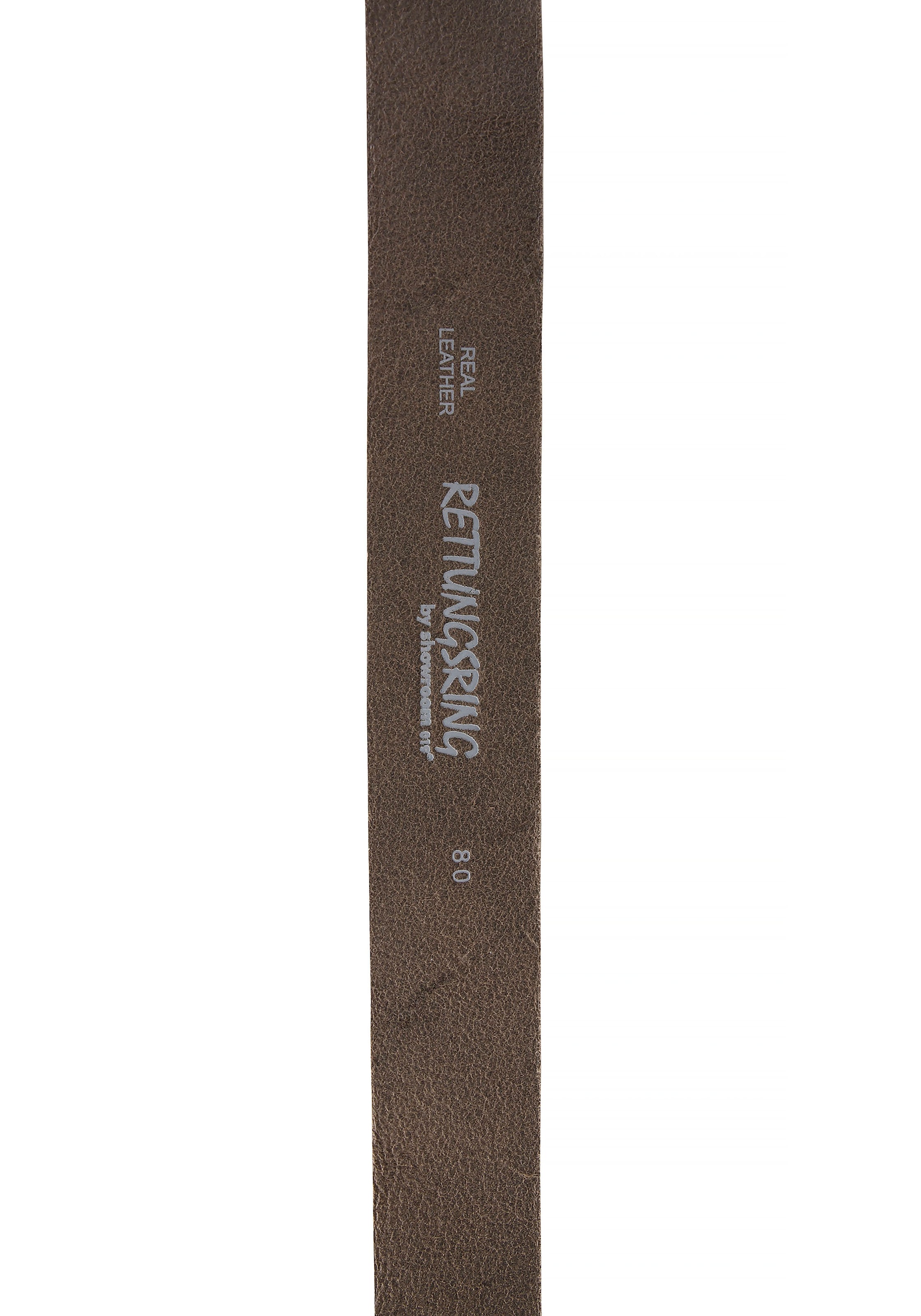 Rettungsring Gürtel Ledergürtel mit austauschbarer Schließe »Flamme Oval Rot«