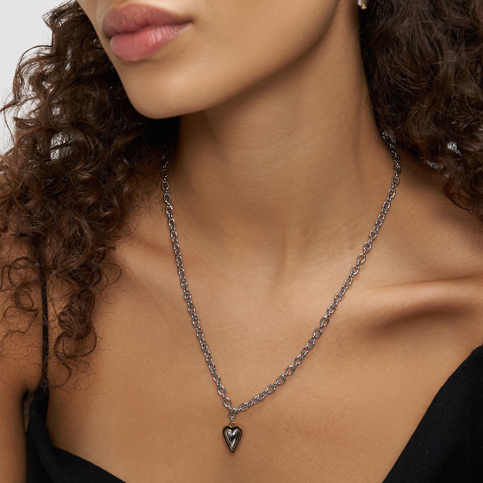 Liebeskind Berlin Kette mit Anhänger »Metal Heart, Herz«