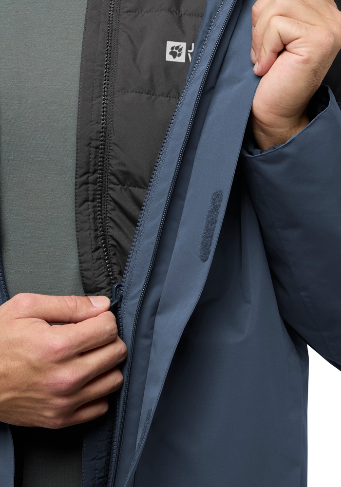 Jack Wolfskin 3-in-1-Funktionsjacke »ROMBERG 3IN1 JKT M« mit Kapuze