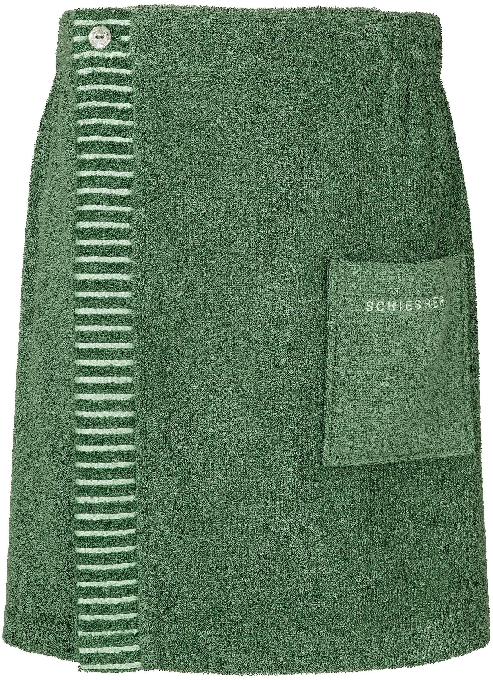 Schiesser Kilt »Rom aus weicher Baumwolle, saugstark und 3-fach weitenverstellbar«, (1 St.), MADE IN GREEN by OEKO-TEX®