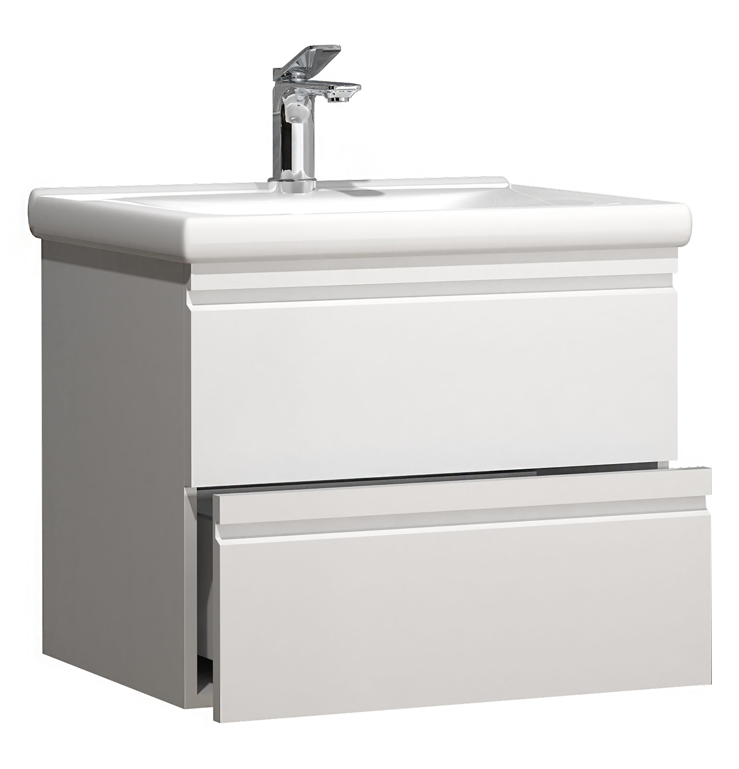 VCM Waschtisch »2-tlg. Waschplatz Waschtisch Drehtüren Silora L« 2 Stk. tlg.