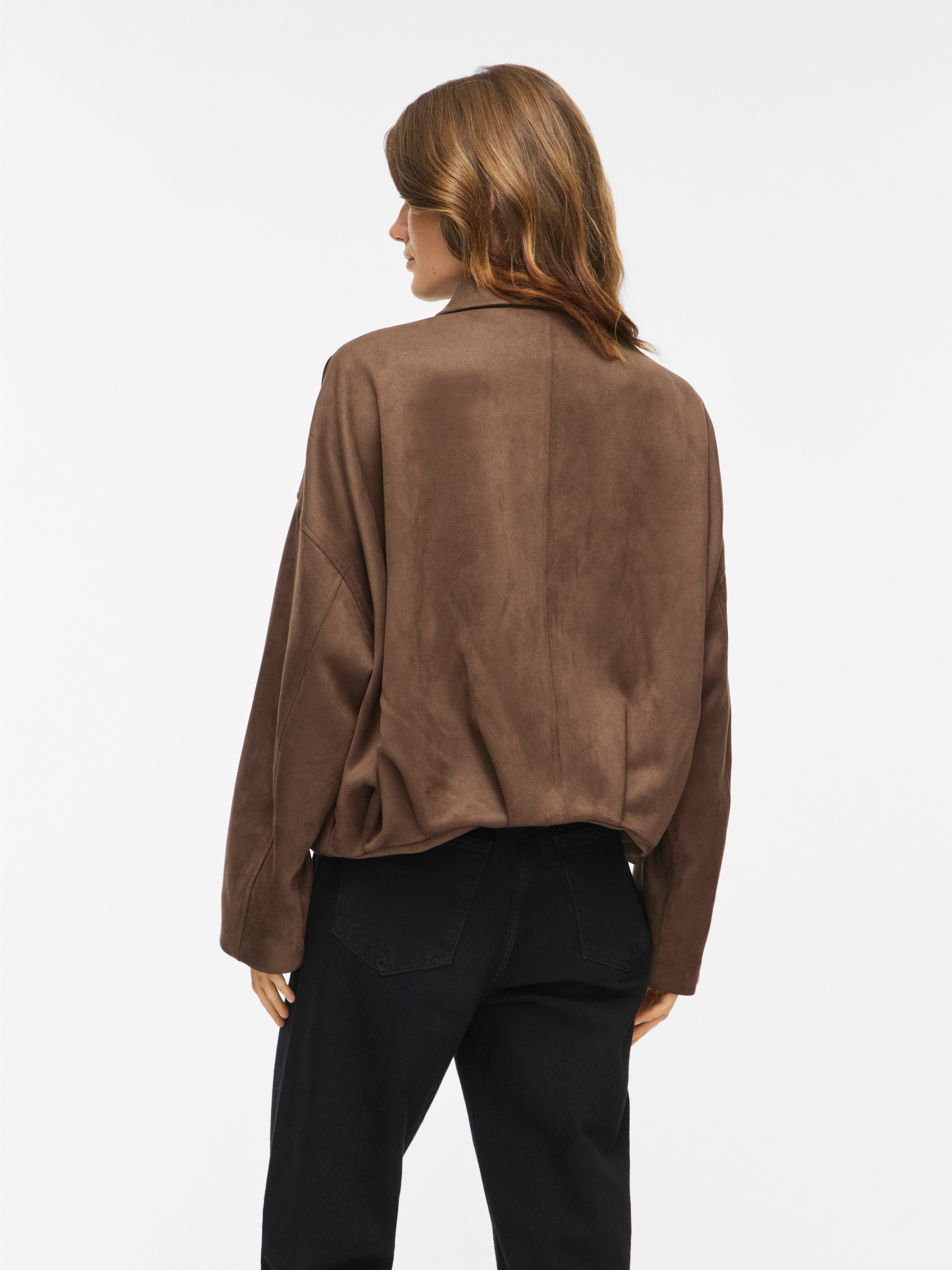 Vila Kurzjacke »VIVIRAL L/S JACKET - NOOS« Materialmix, Blousonform