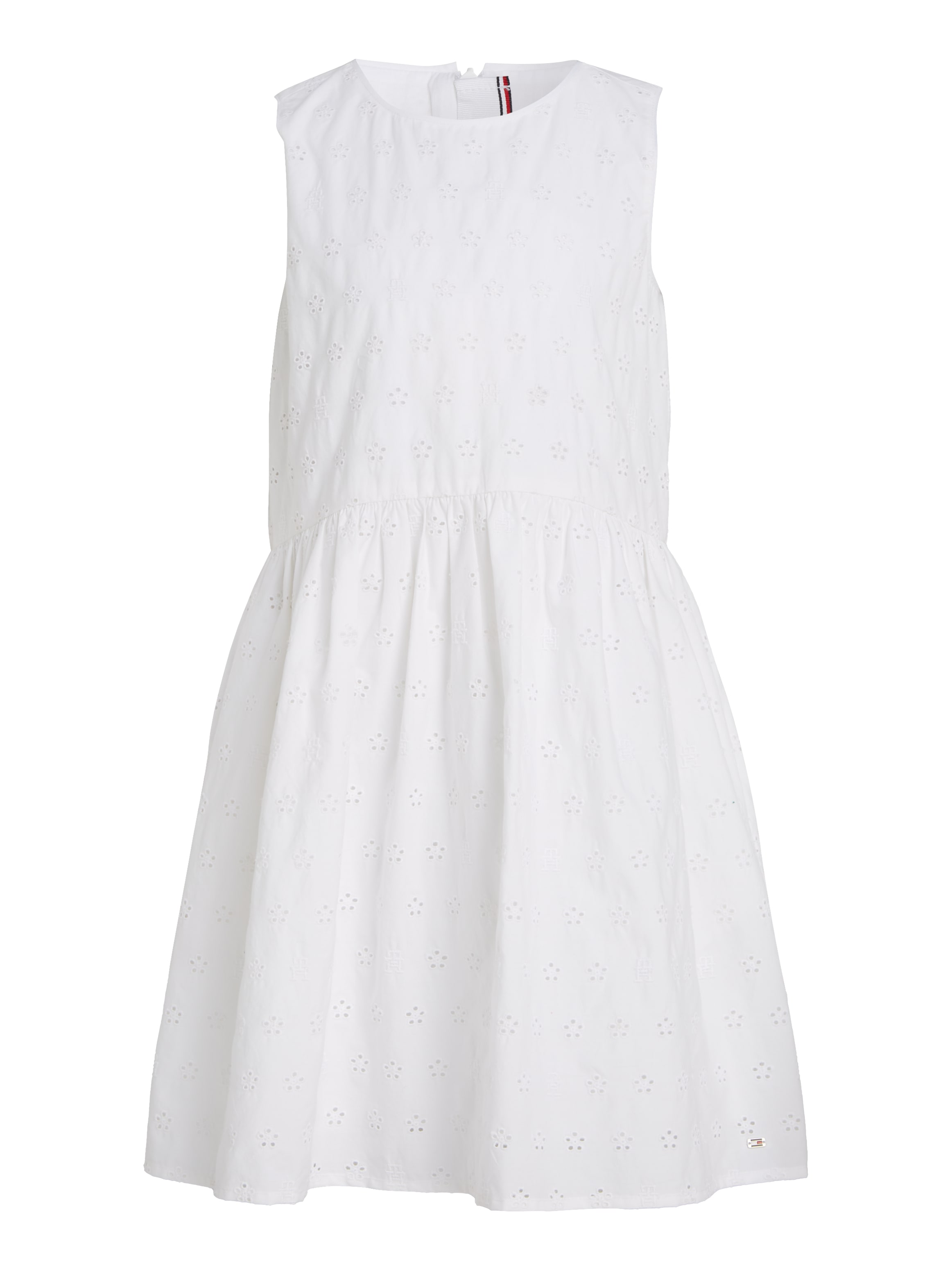 Tommy Hilfiger Minikleid »BRODERIE ANGLAISE MONOGRAM DRESS«, Kinder bis 16 Jahre