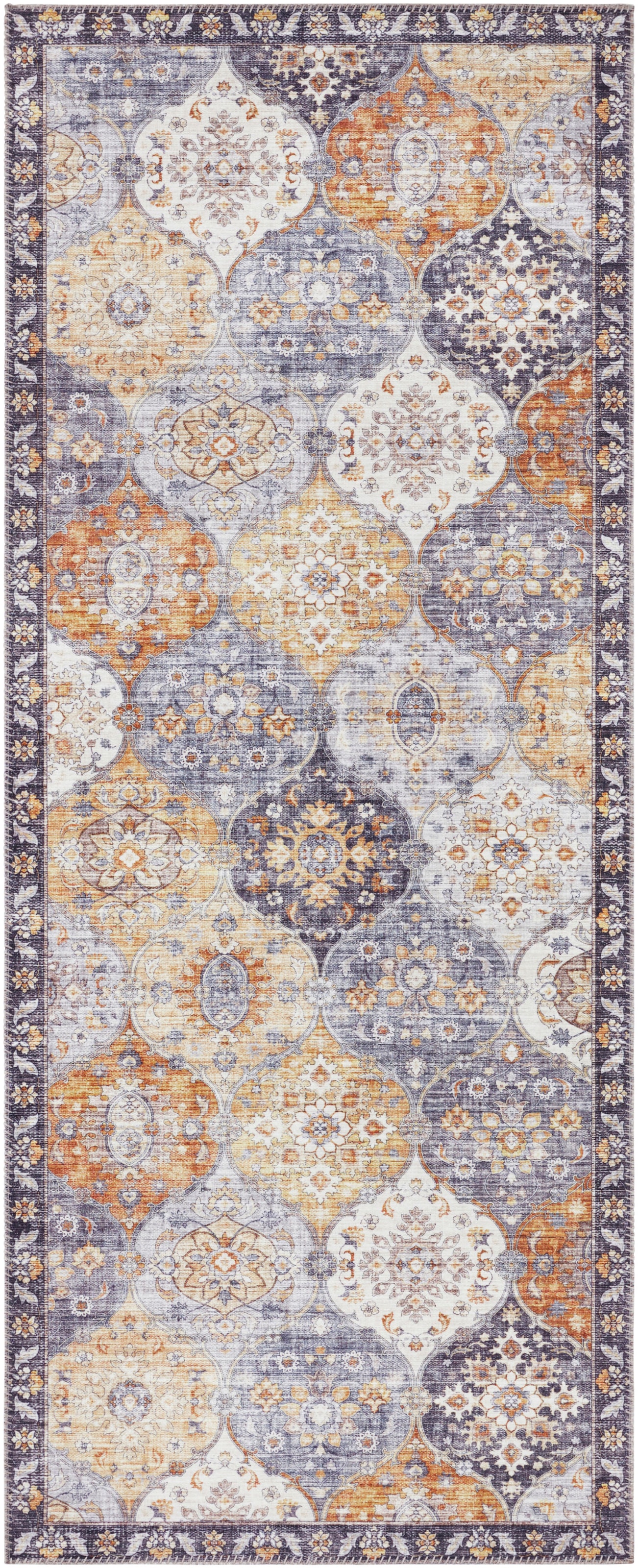 ELLE DECORATION Teppich »Kashmir Ghom«, rechteckig, 5 mm Höhe, Orientalisch, Läufer, Kurzflor, Vintage, Wohnzimmer, Schlafzimmer