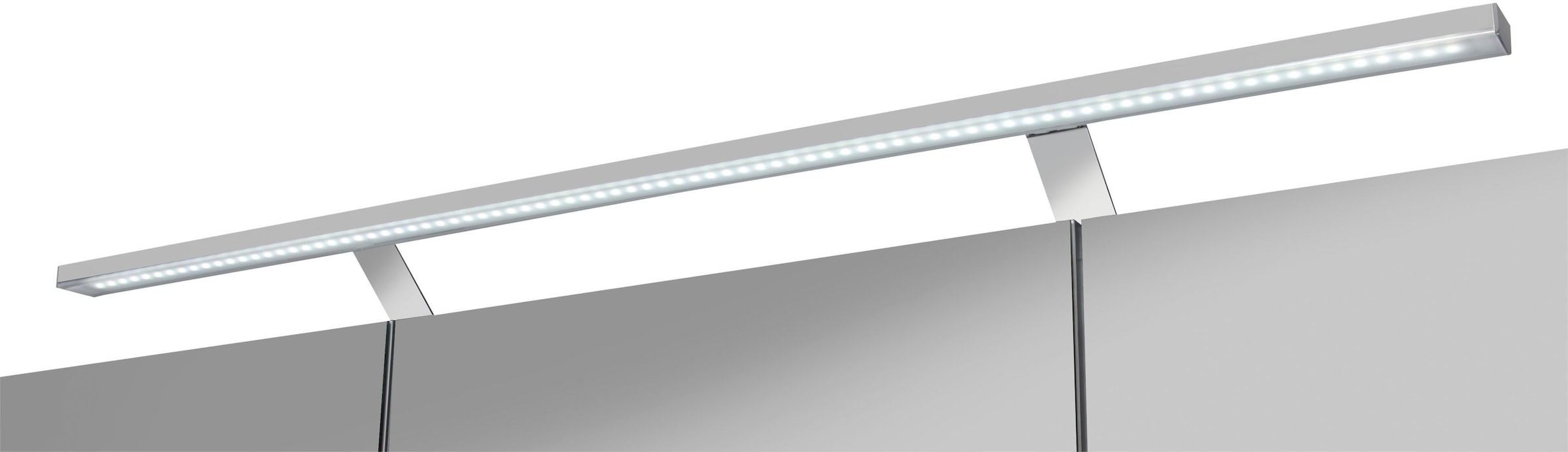 welltime Spiegelschrank »Torino«, Breite 100 cm, 3-türig, LED-Beleuchtung, Schalter-/Steckdosenbox