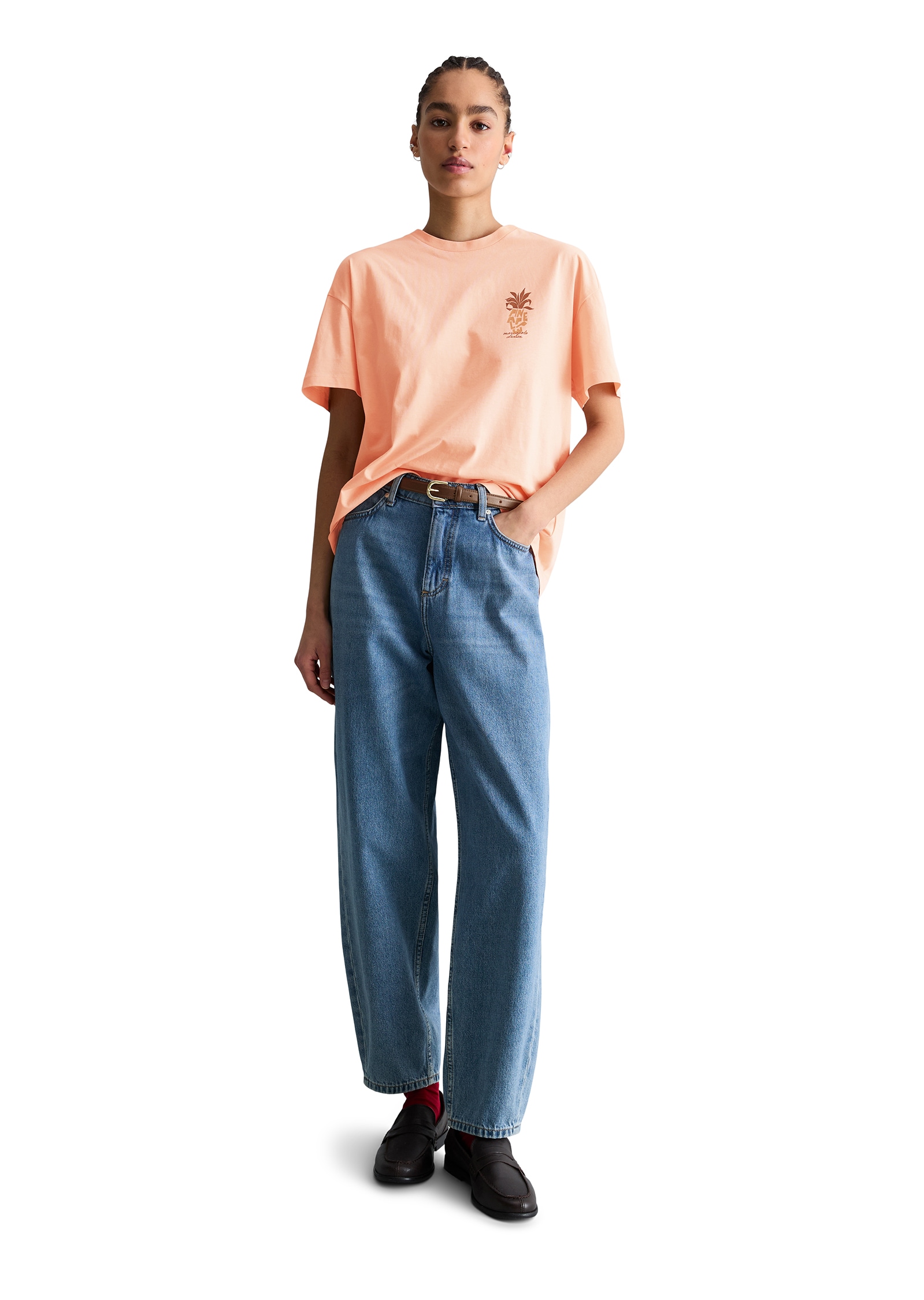 Marc O'Polo DENIM T-Shirt relaxed aus Basic Single Jersey
