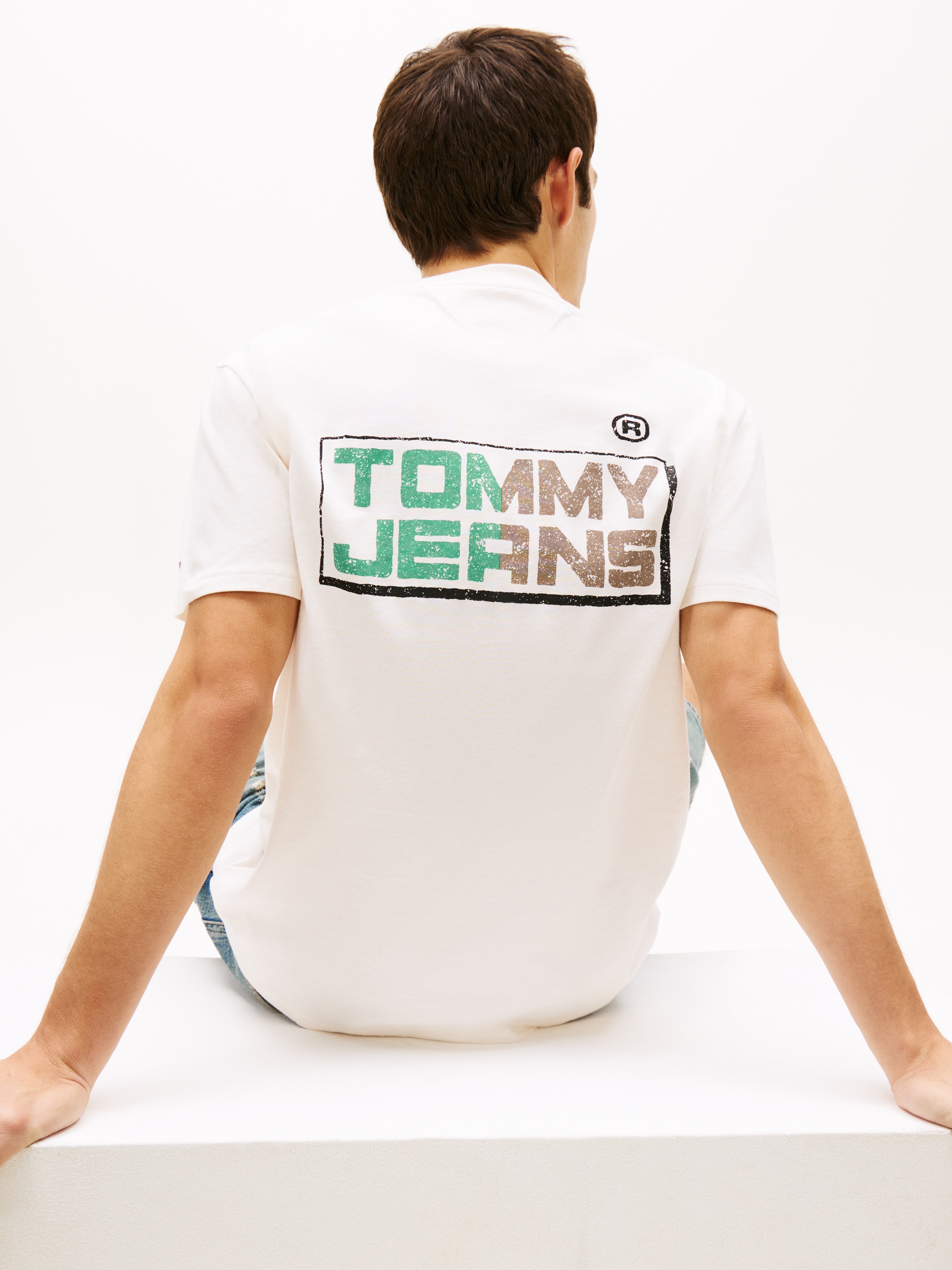 Tommy Jeans T-Shirt »TJM REGULAR GYM BLOCK« mit Rundhalsausschnitt