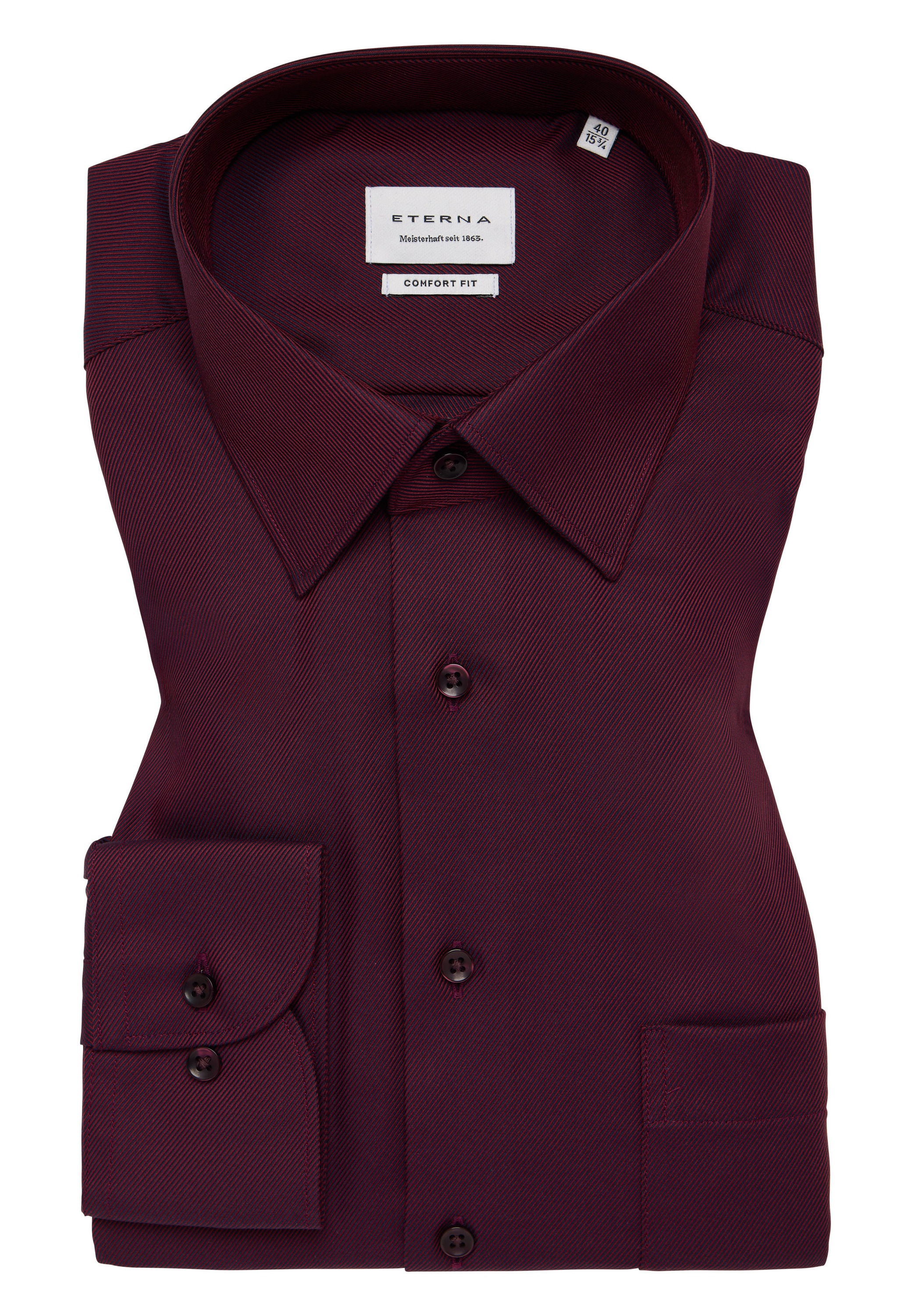 Eterna Langarmhemd »COMFORT FIT« NON IRON (bügelfrei)