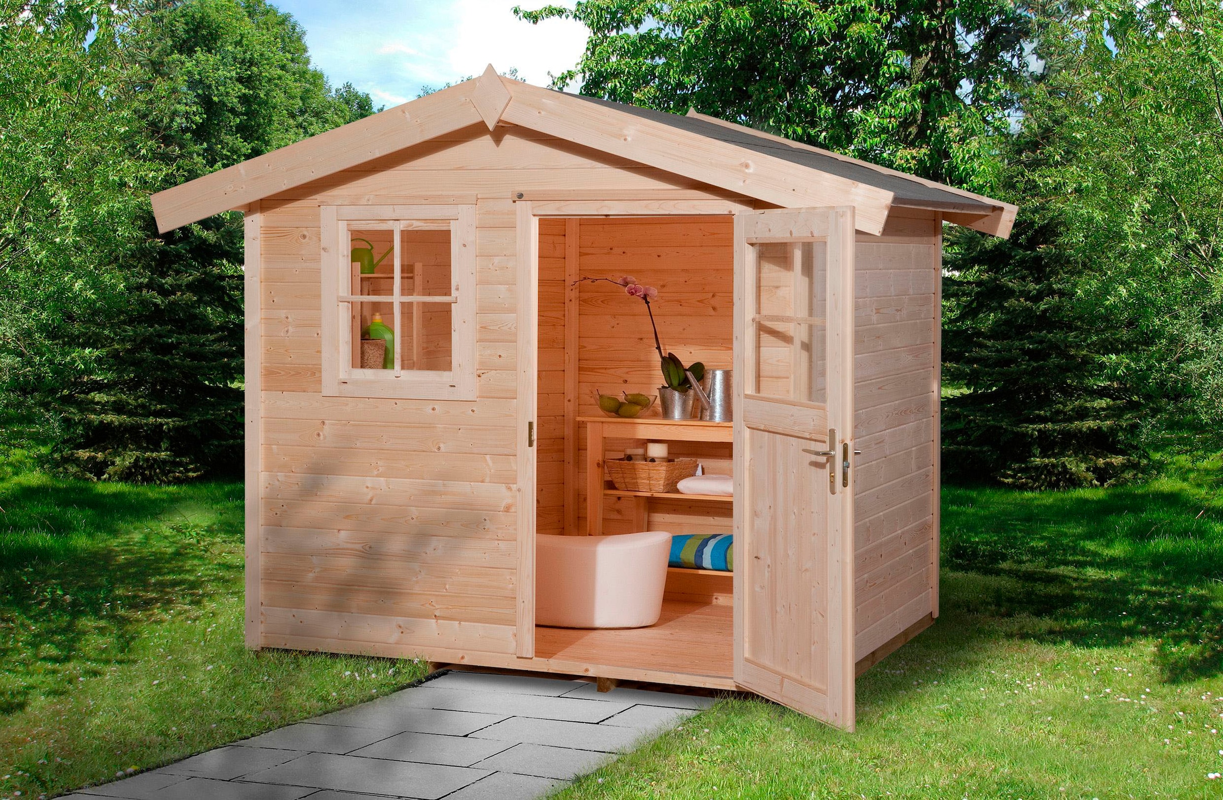 weka Gartenhaus »123, Gr.2 natur«