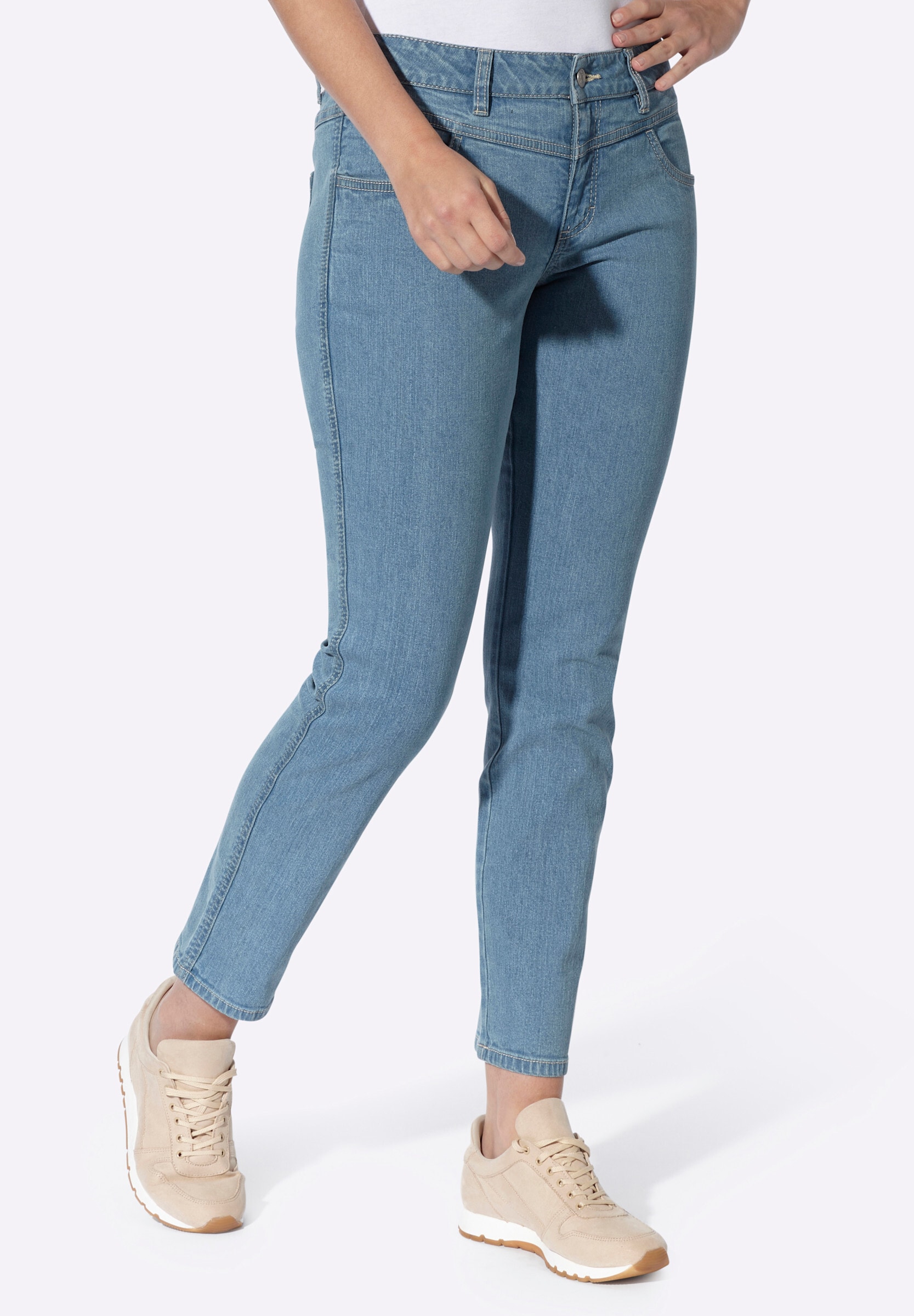 heine Bequeme Jeans »Jeans Jeans mit Passformsattel«