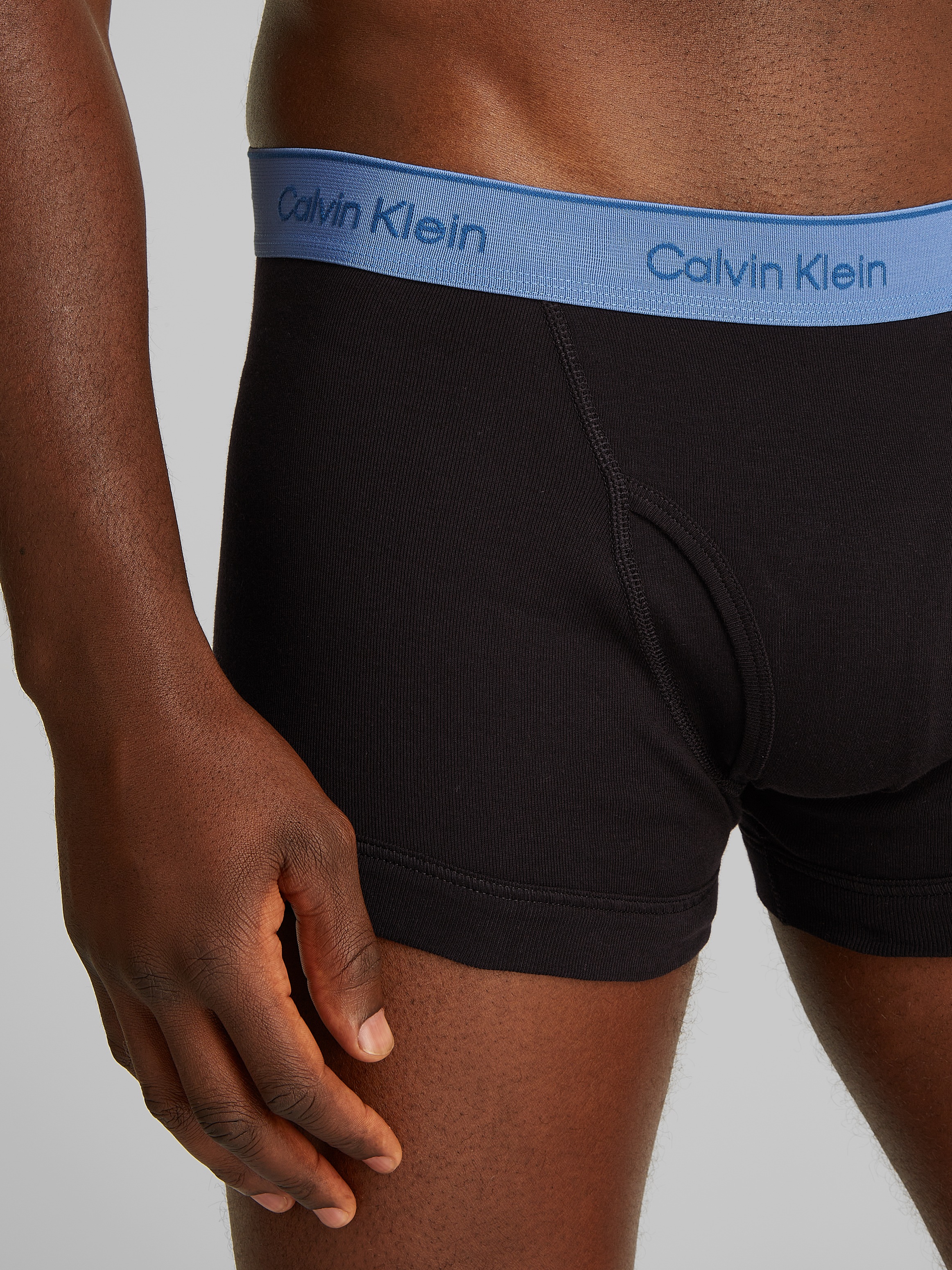 Calvin Klein Underwear Boxershorts »TRUNK 3PK«, (Packung, 3er-Pack), mit Logo-Elastikbund