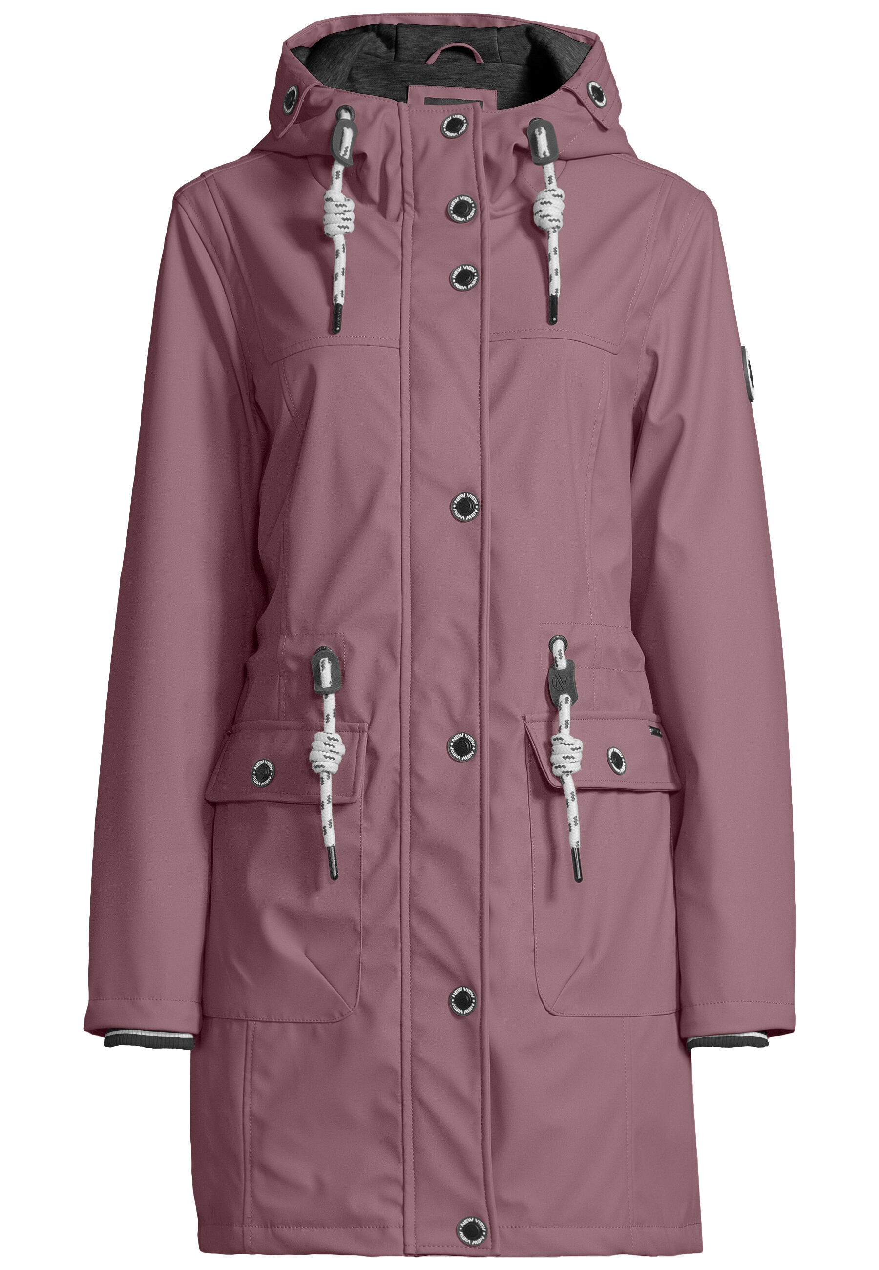 New View Regenjacke »Lillie« mit Kapuze mit weitenregulierbarer Kapuze