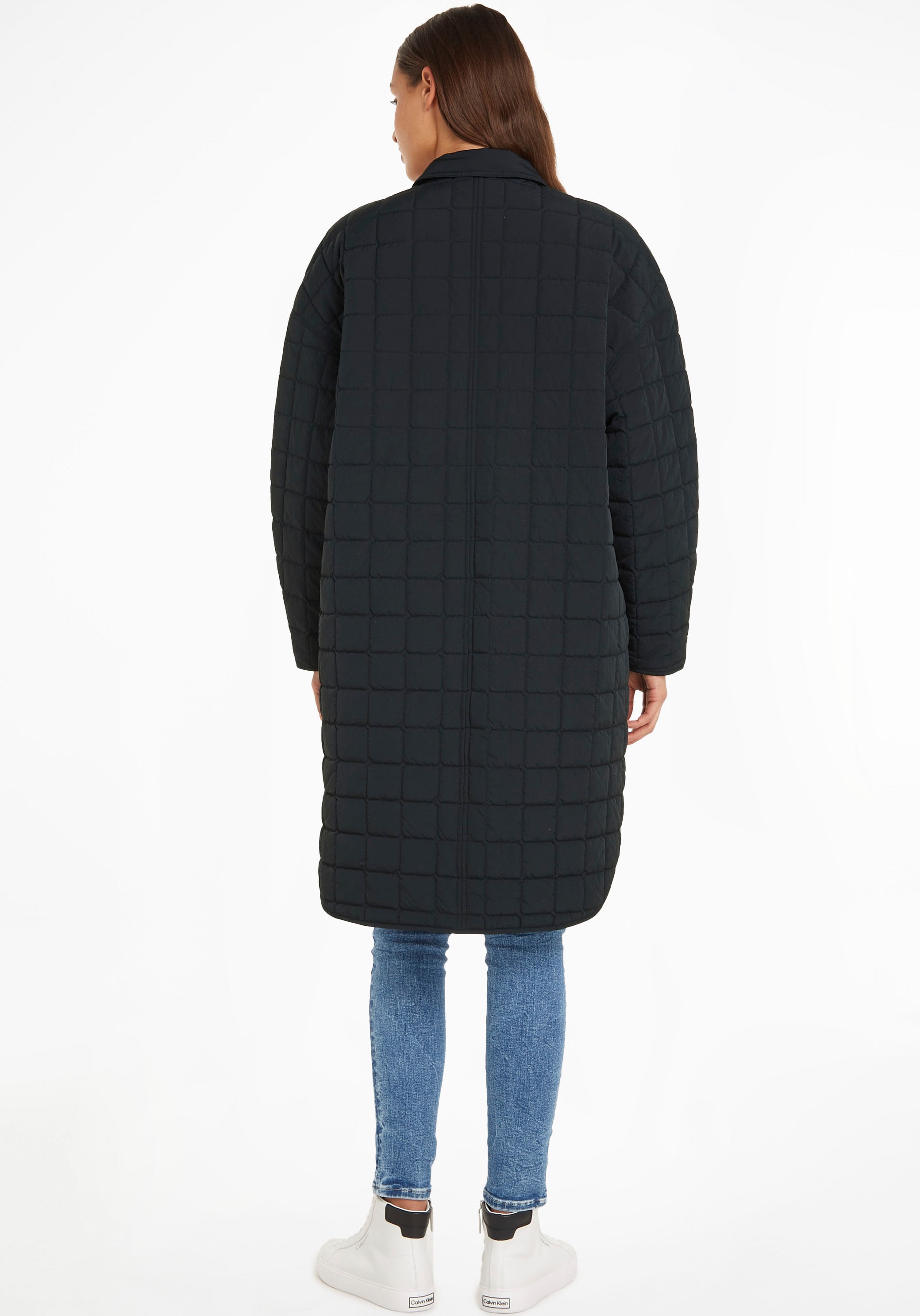 »LONG COAT« bei Steppmantel Calvin Klein Jeans QUILTED ♕ UTILITY