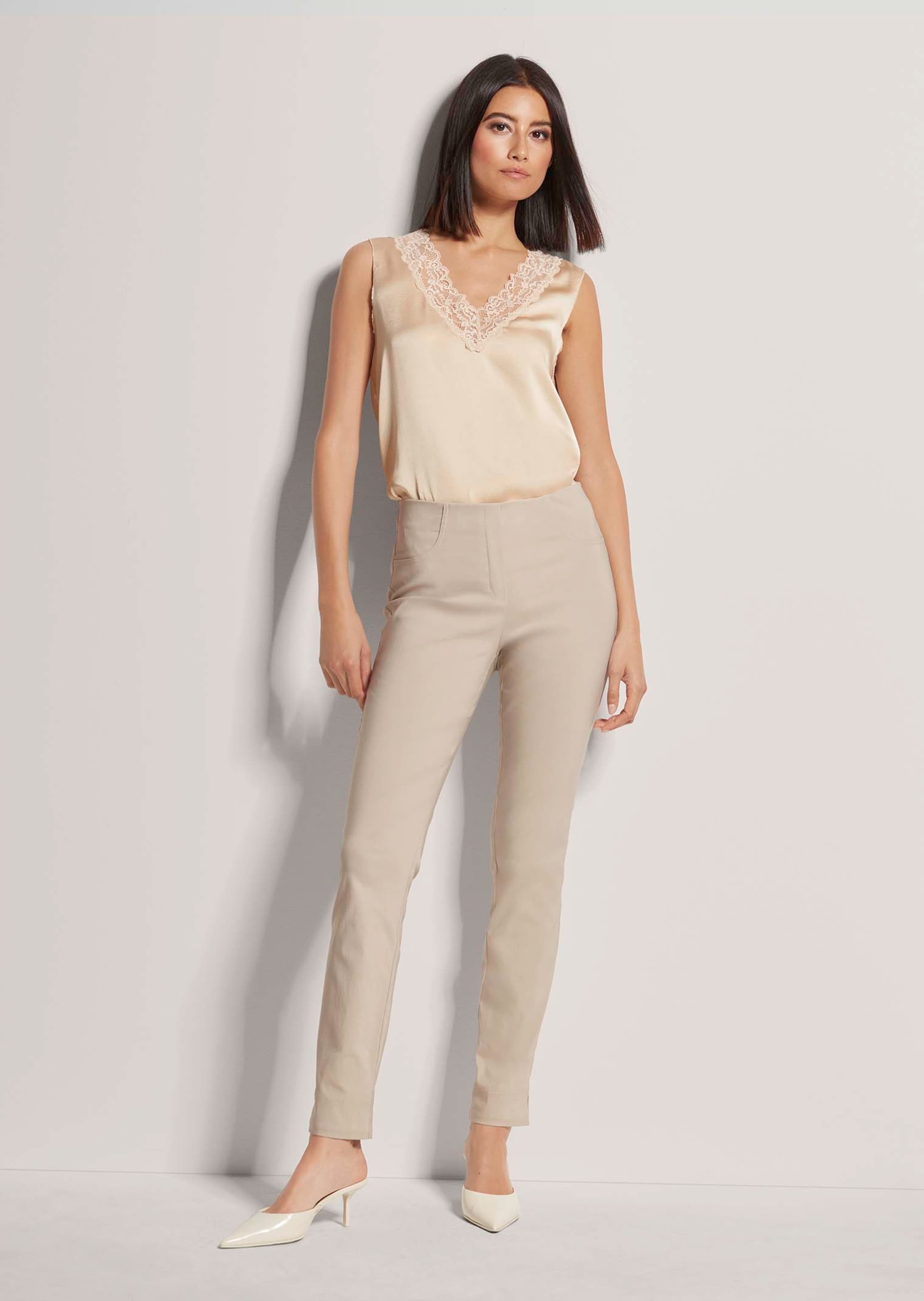 MADELEINE Stoffhose »Hose Schlanke Stretch-Hose zum Schlüpfen«