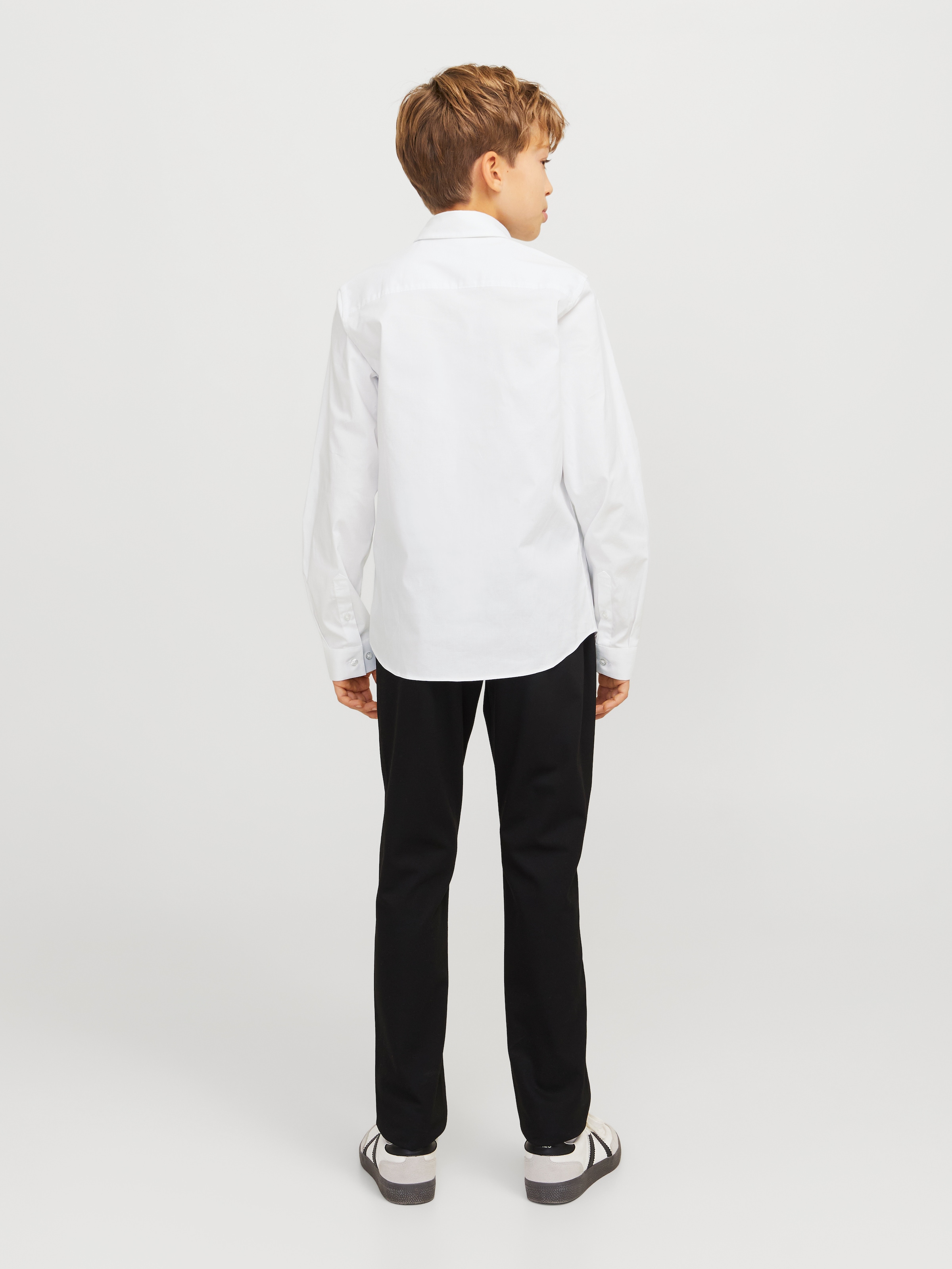 Jack & Jones Junior Langarmhemd »JJEAXEL STRETCH SHIRT LS NOOS JNR«